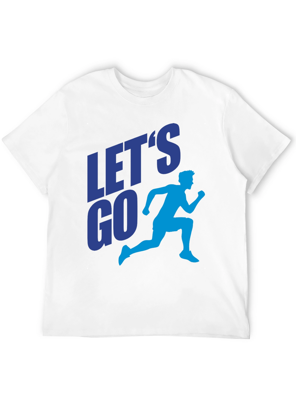 Lets Go Runner Graphic Print T-Shirt