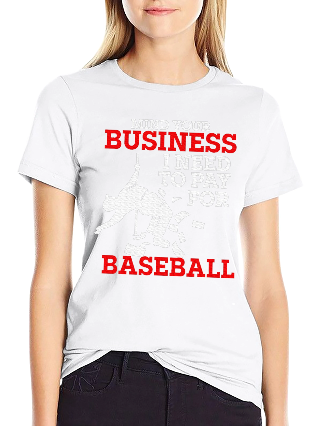 Mind Your Business Baseball T-Shirt