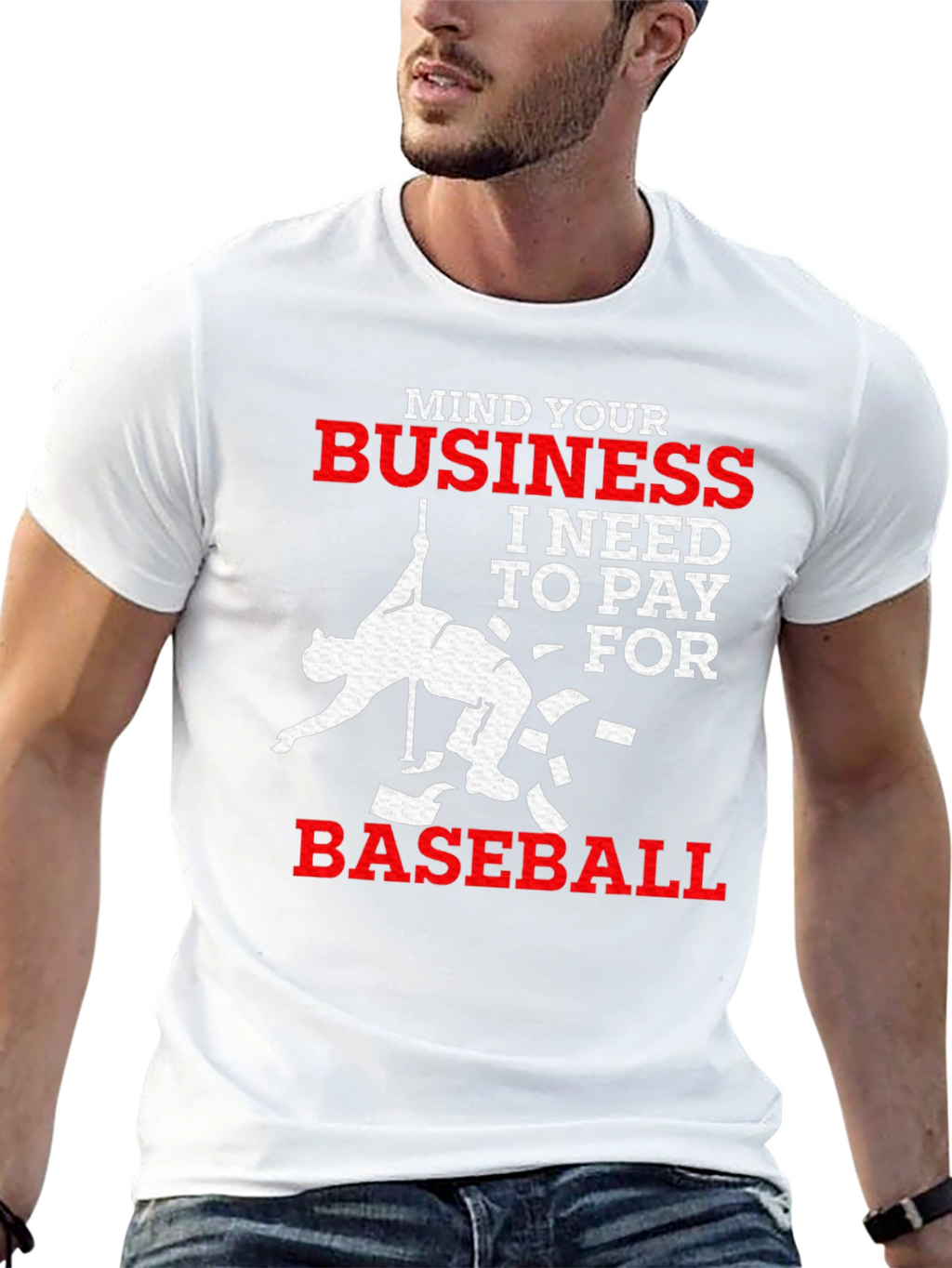 Mind Your Business Baseball T-Shirt