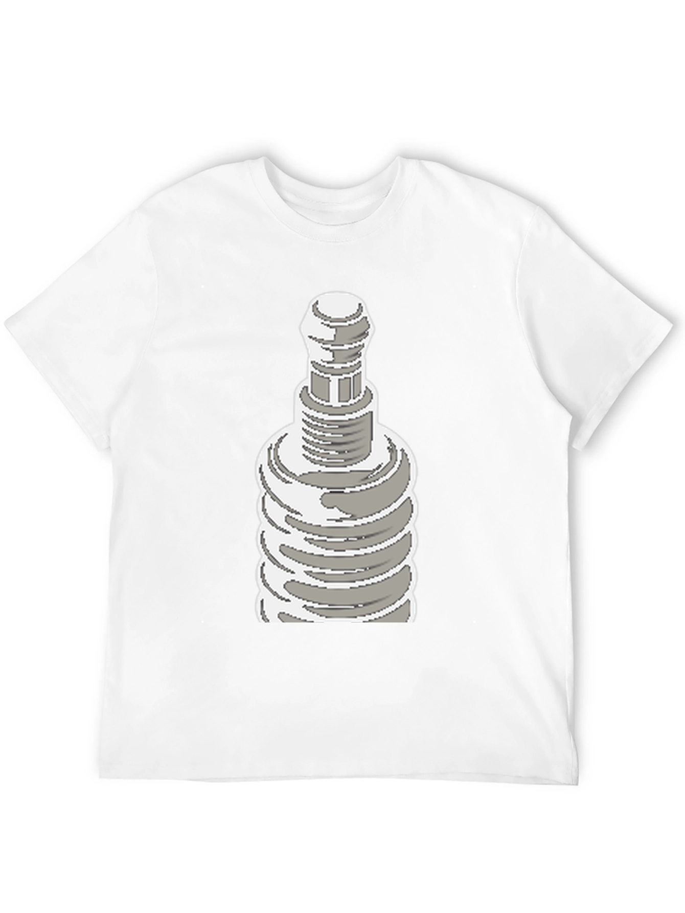 Pixel Art Plug Tee - Retro Cool Graphic Shirt