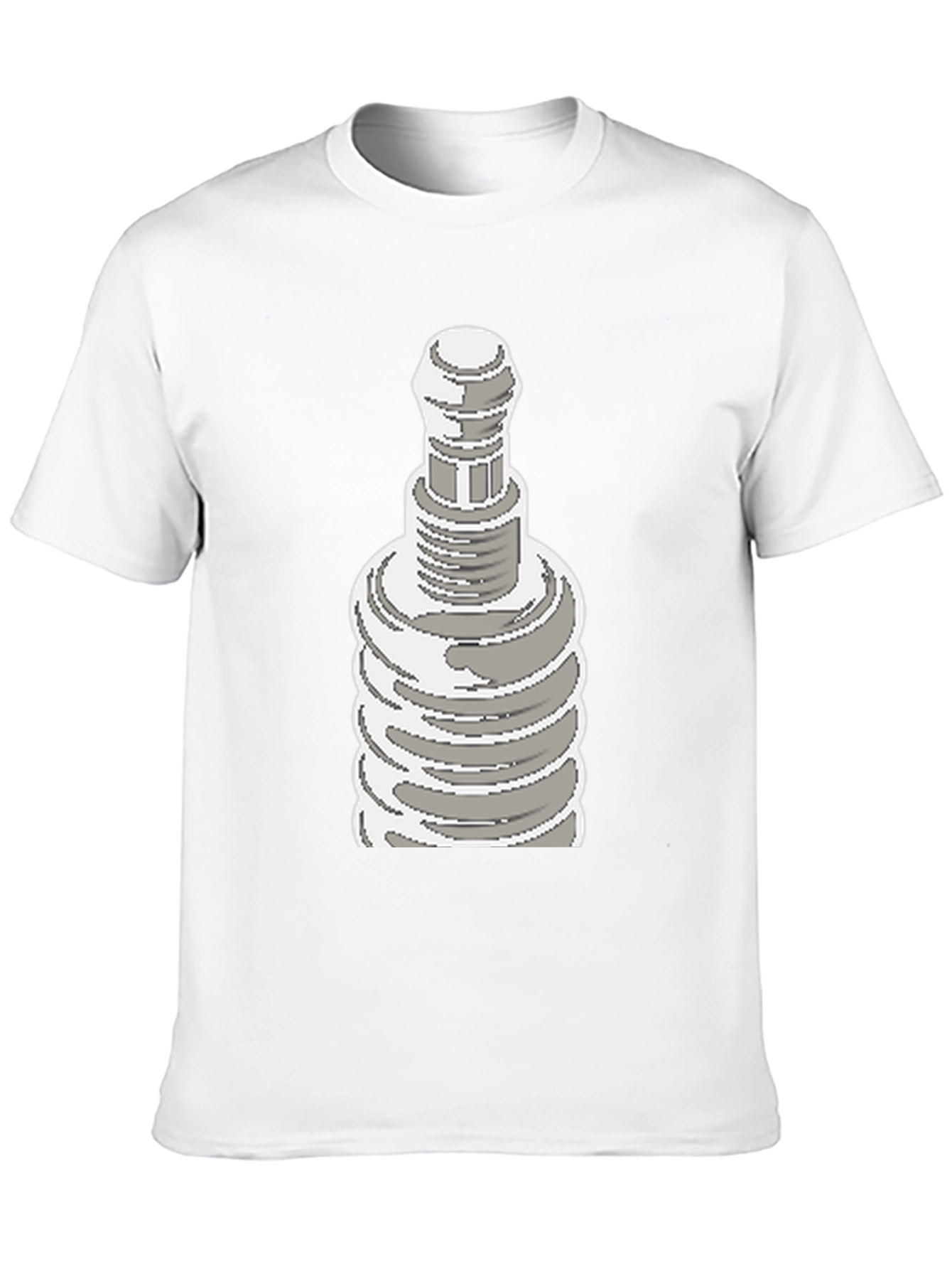 Pixel Art Plug Tee - Retro Cool Graphic Shirt
