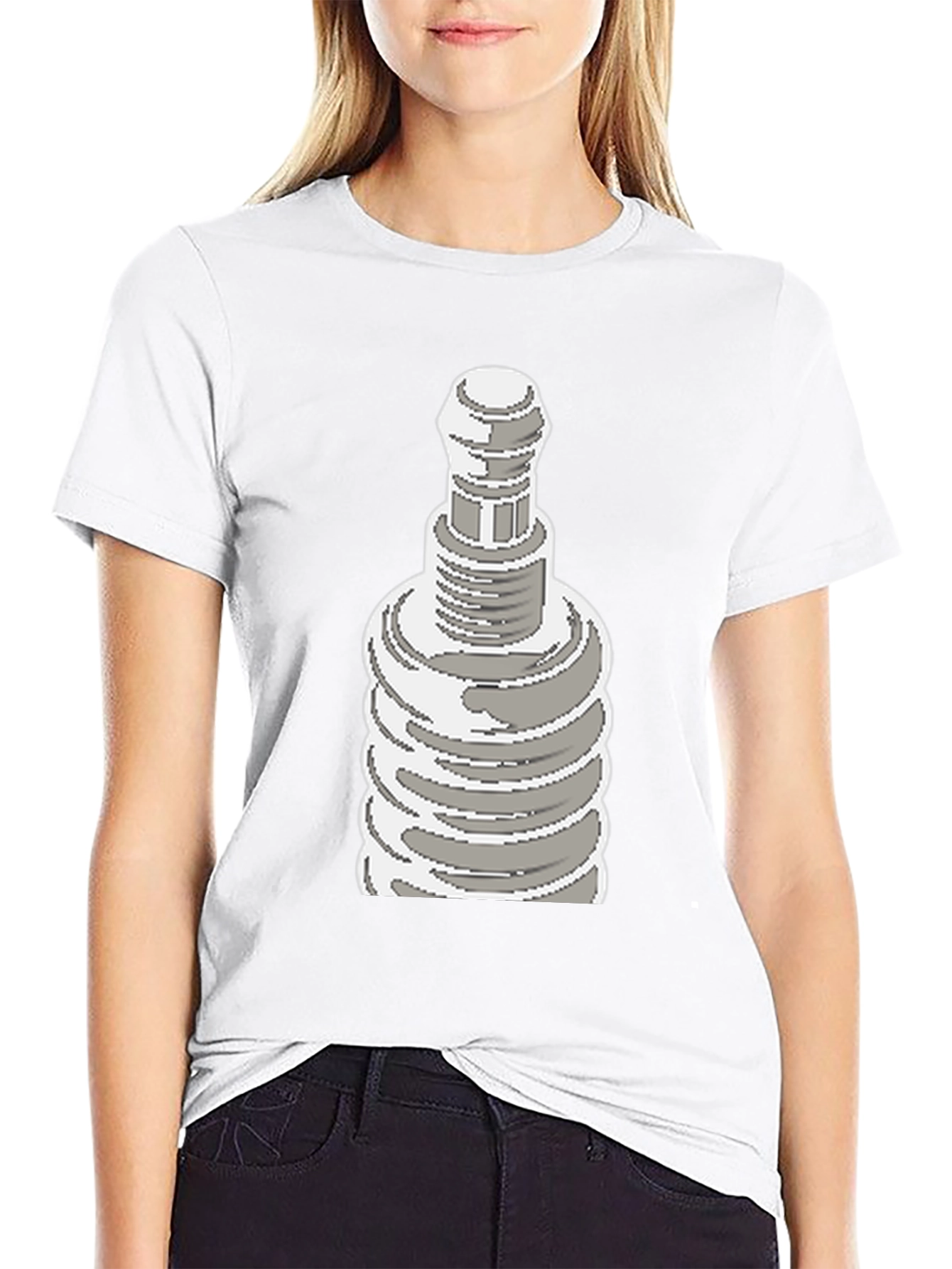 Pixel Art Plug Tee - Retro Cool Graphic Shirt