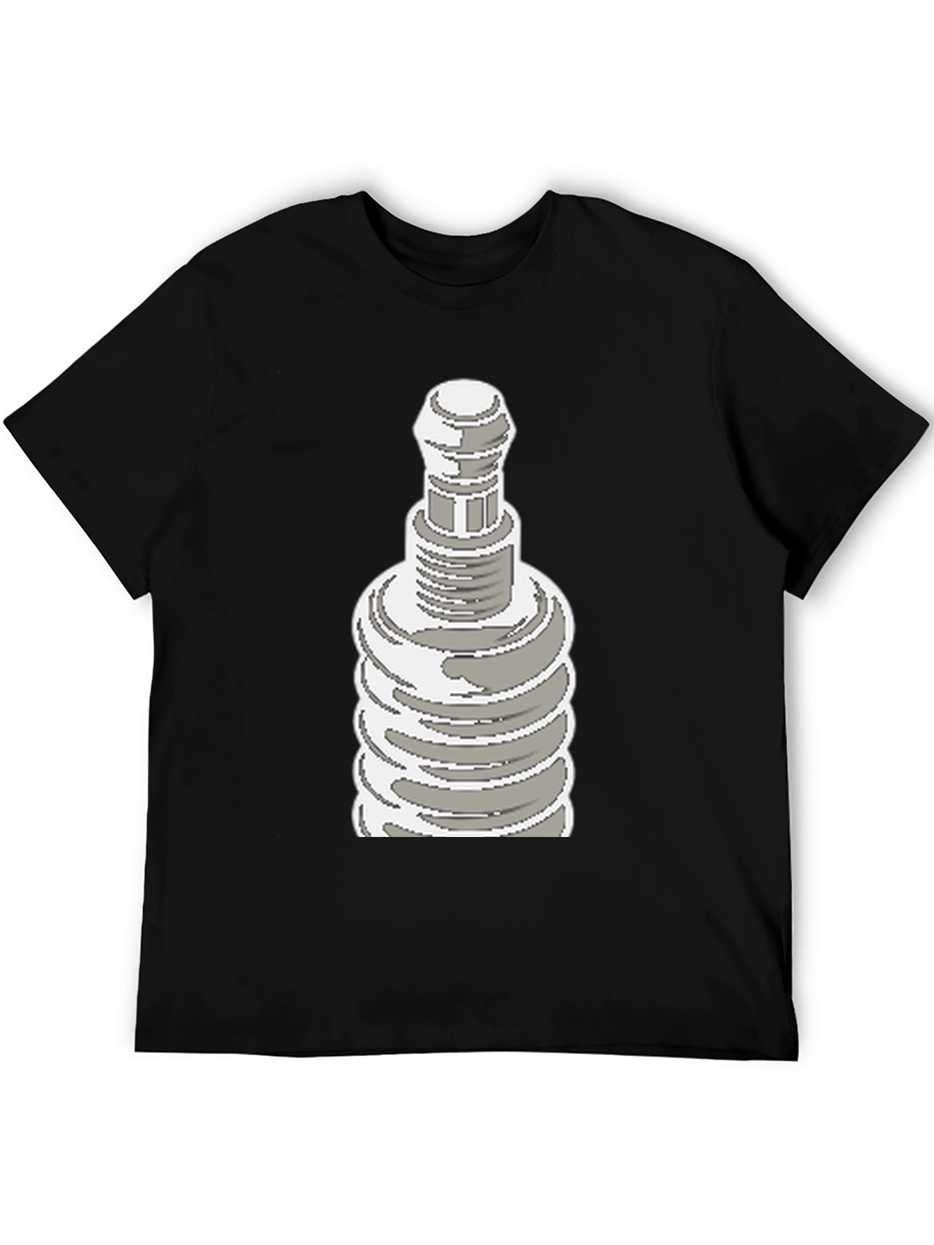 Pixel Art Plug Tee - Retro Cool Graphic Shirt