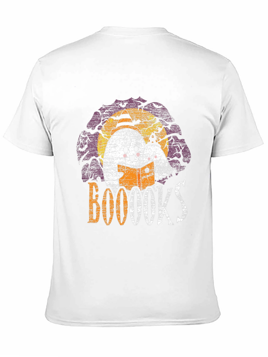 Booooks! Halloween Ghost Reading T-Shirt