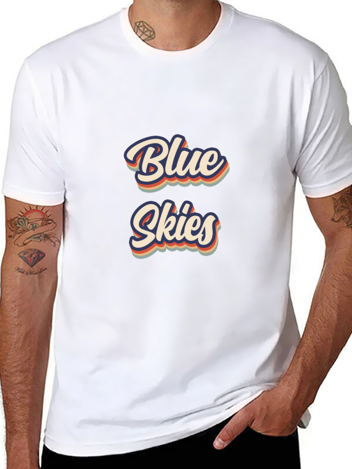 Retro Blue Skies Graphic Tee