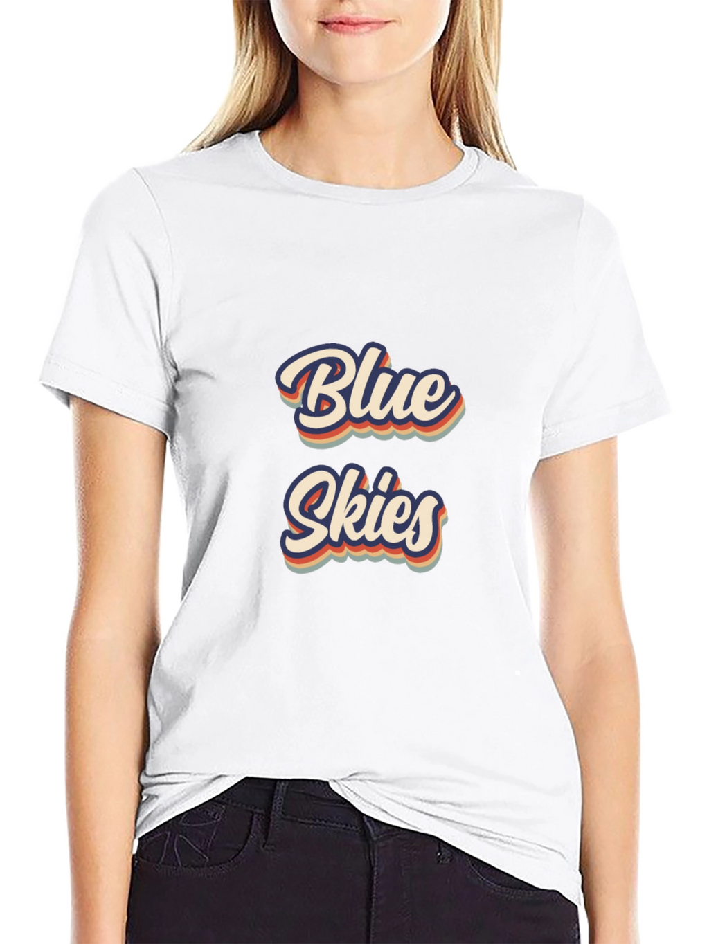 Retro Blue Skies Graphic Tee