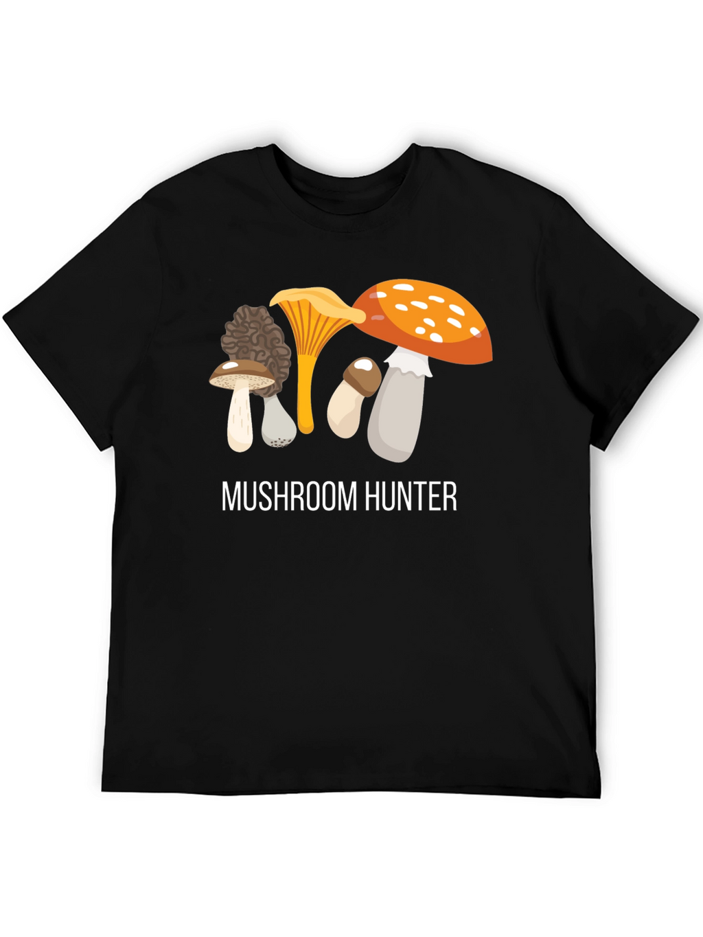 Mushroom Hunter Graphic T-Shirt