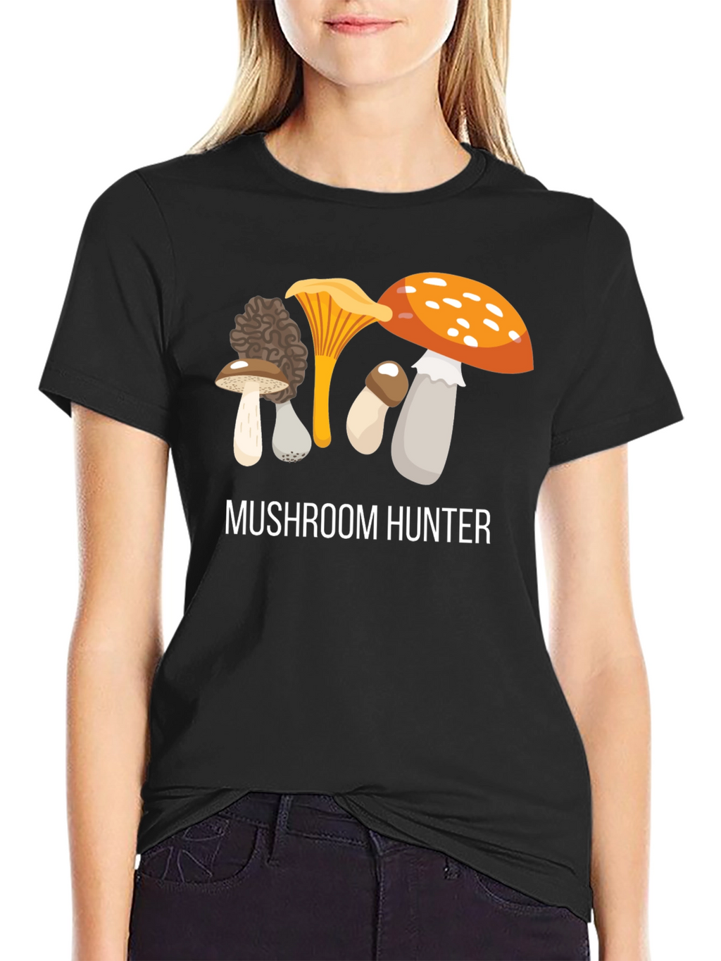 Mushroom Hunter Graphic T-Shirt