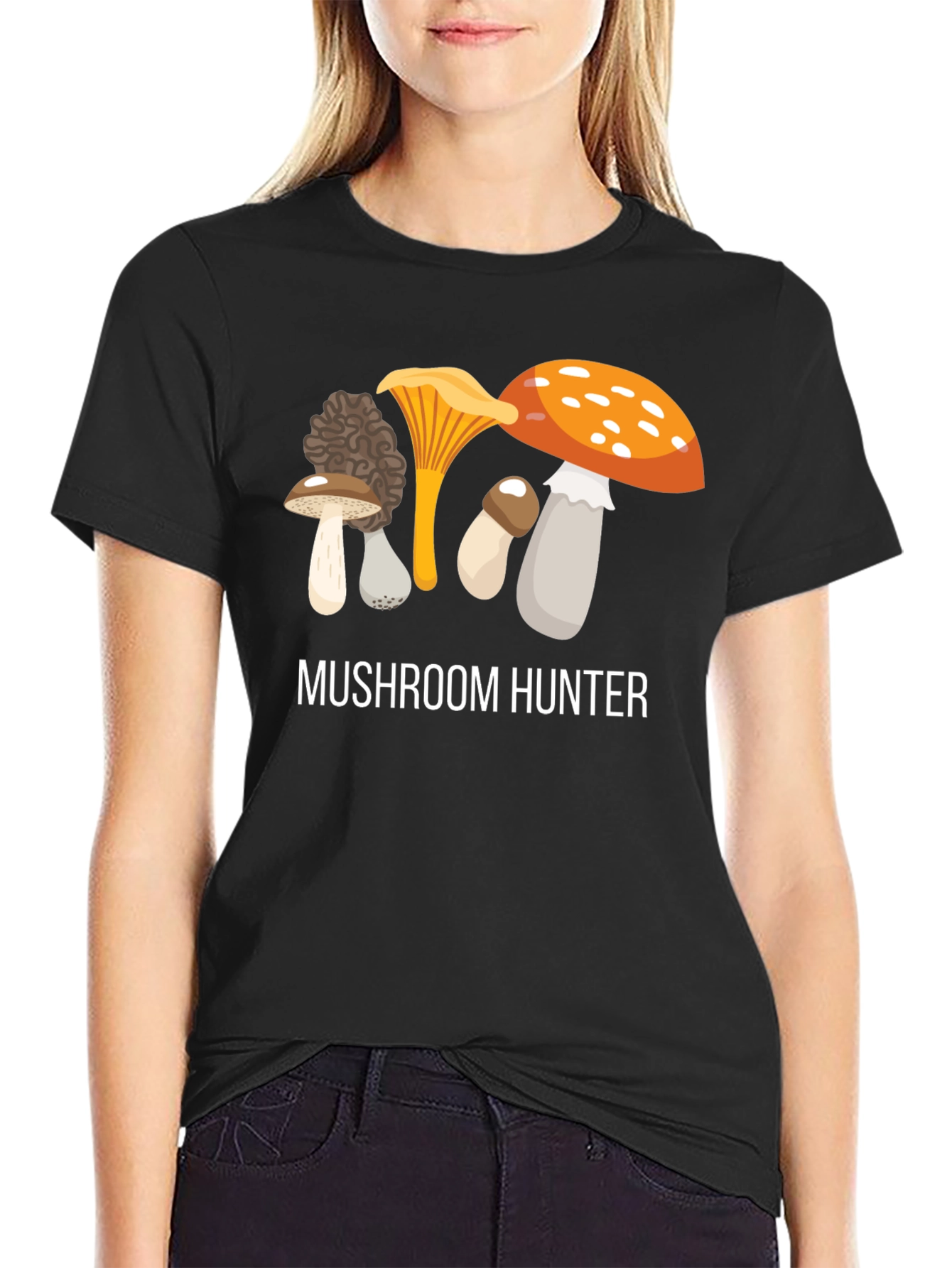Mushroom Hunter Graphic T-Shirt