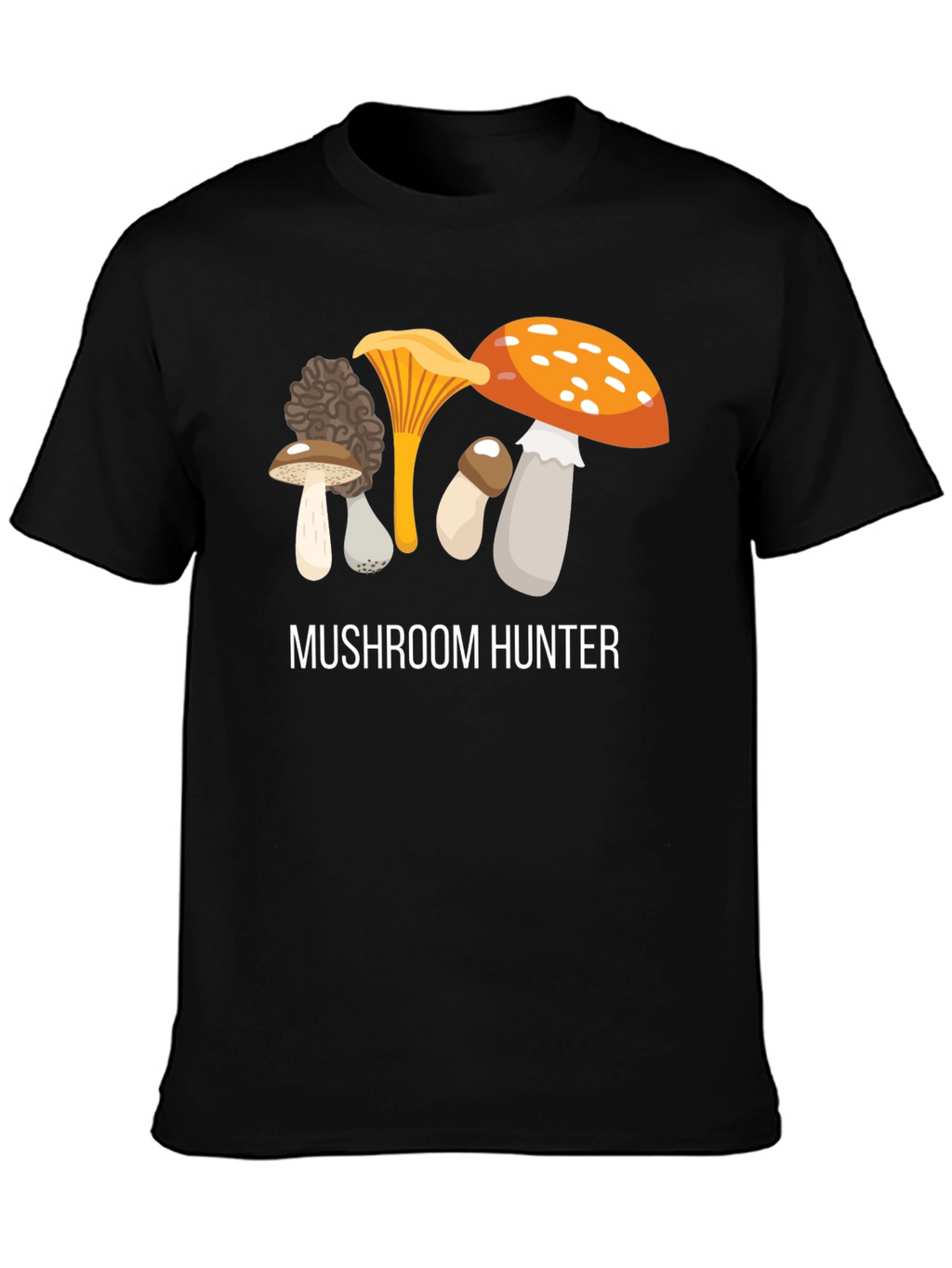Mushroom Hunter Graphic T-Shirt