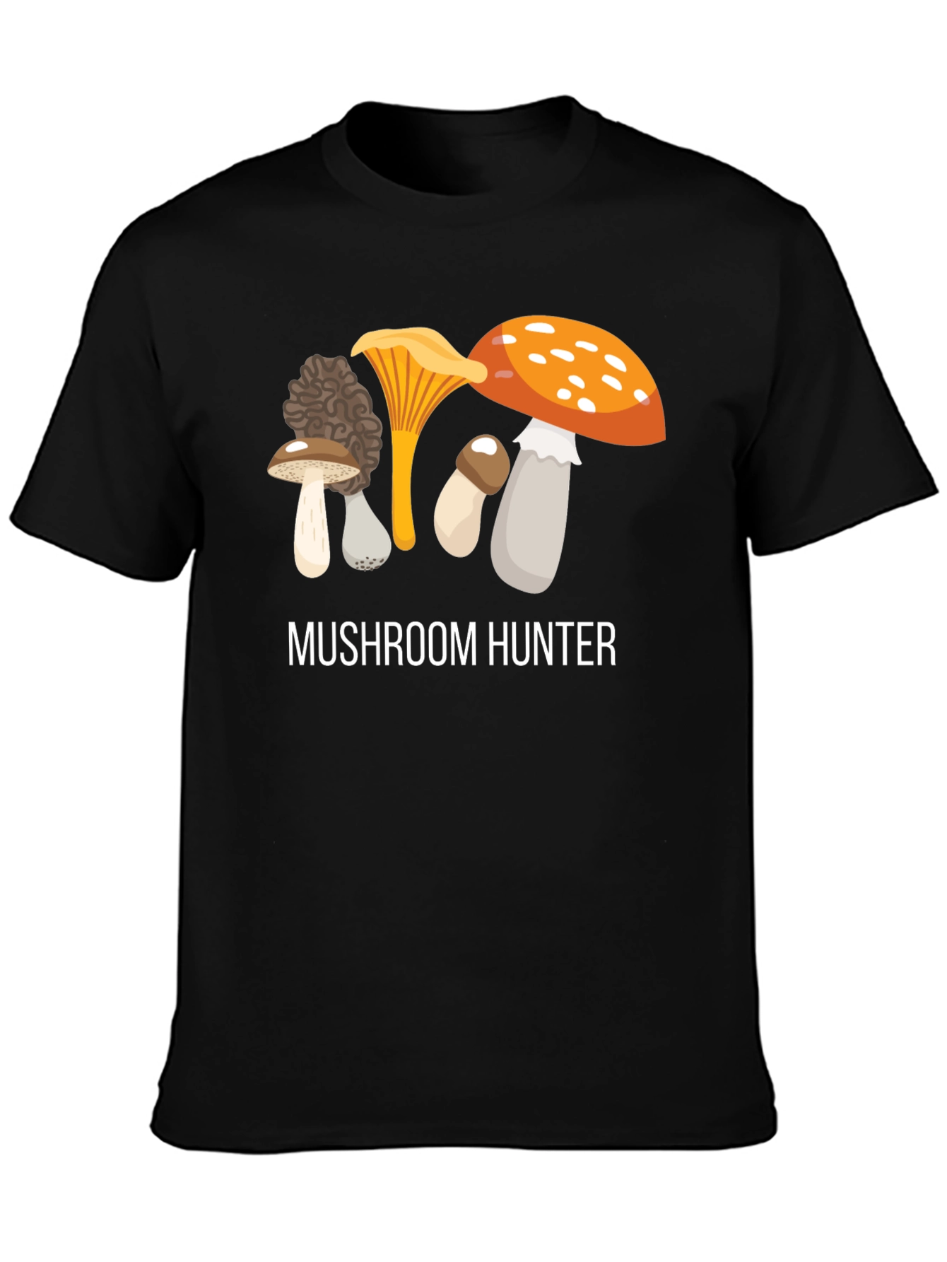 Mushroom Hunter Graphic T-Shirt
