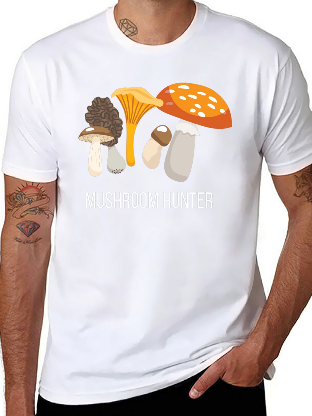 Mushroom Hunter Graphic T-Shirt