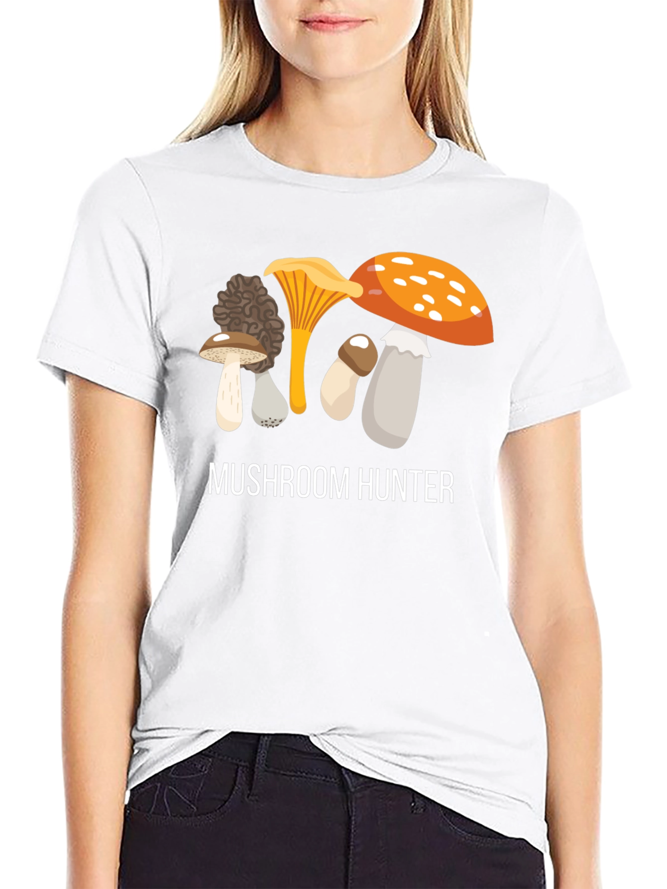 Mushroom Hunter Graphic T-Shirt