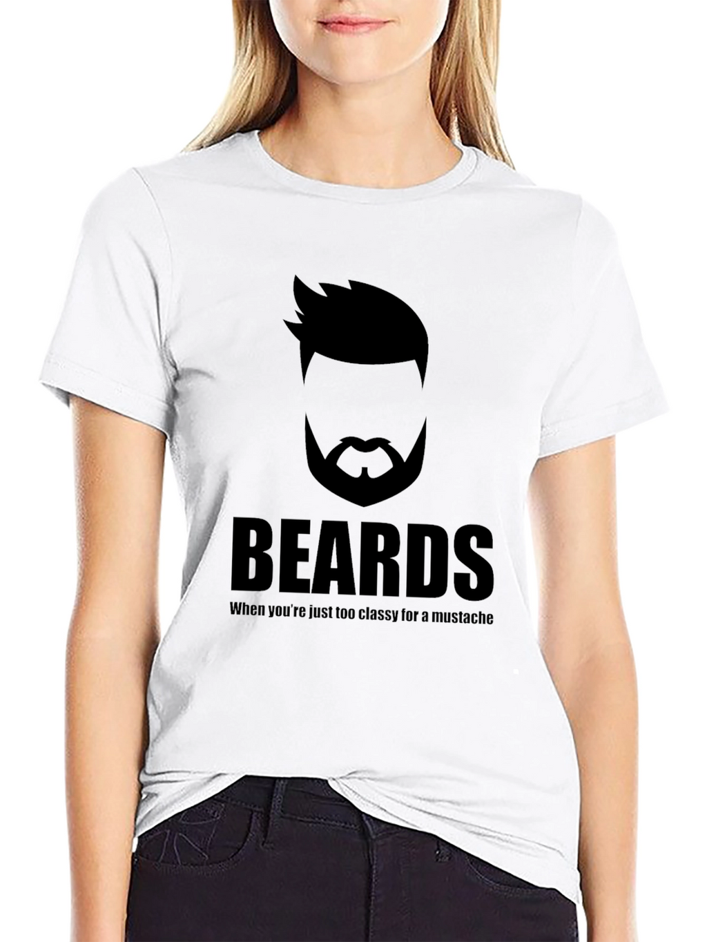 Beards Too Classy T-Shirt
