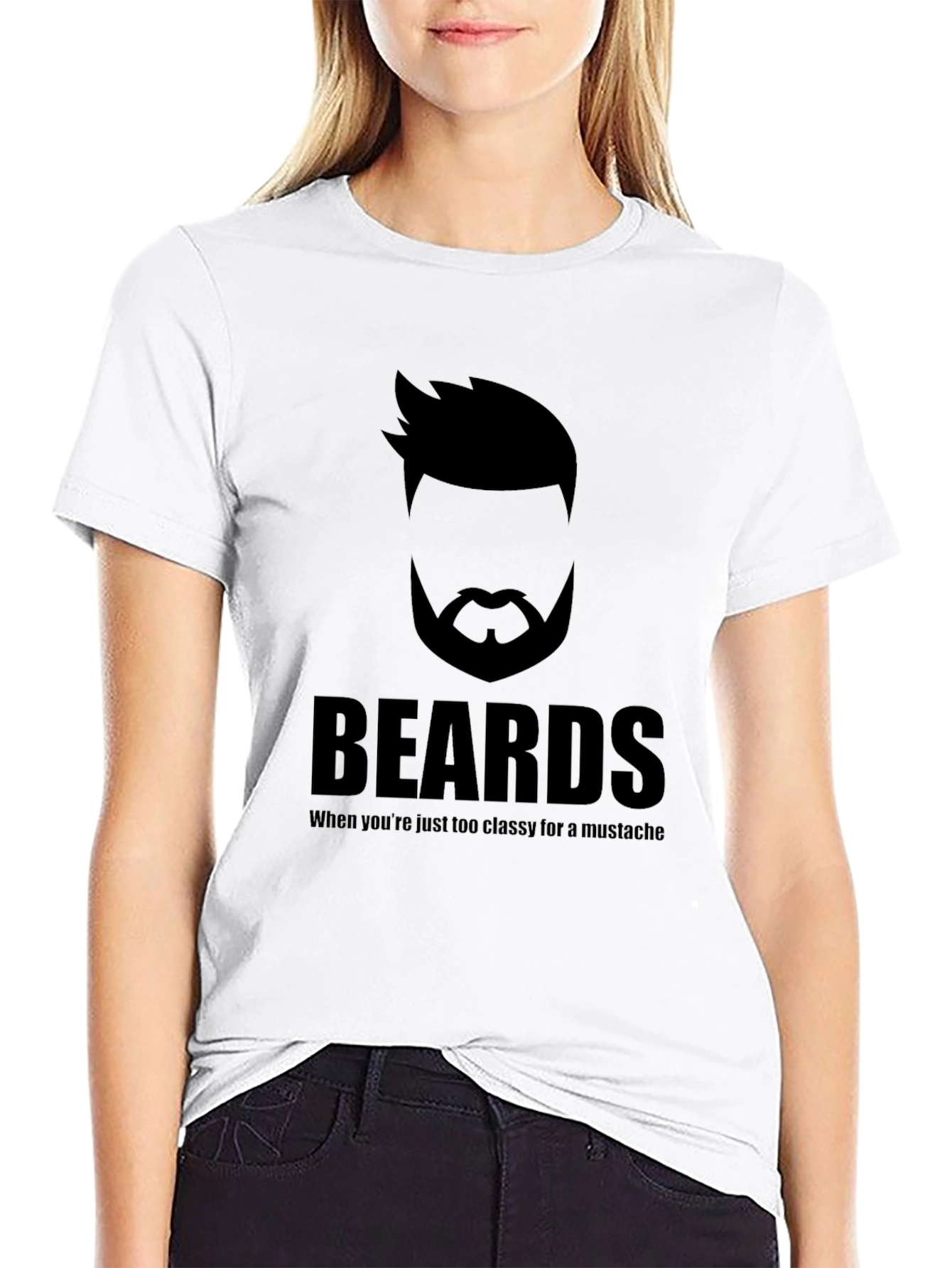 Beards Too Classy T-Shirt