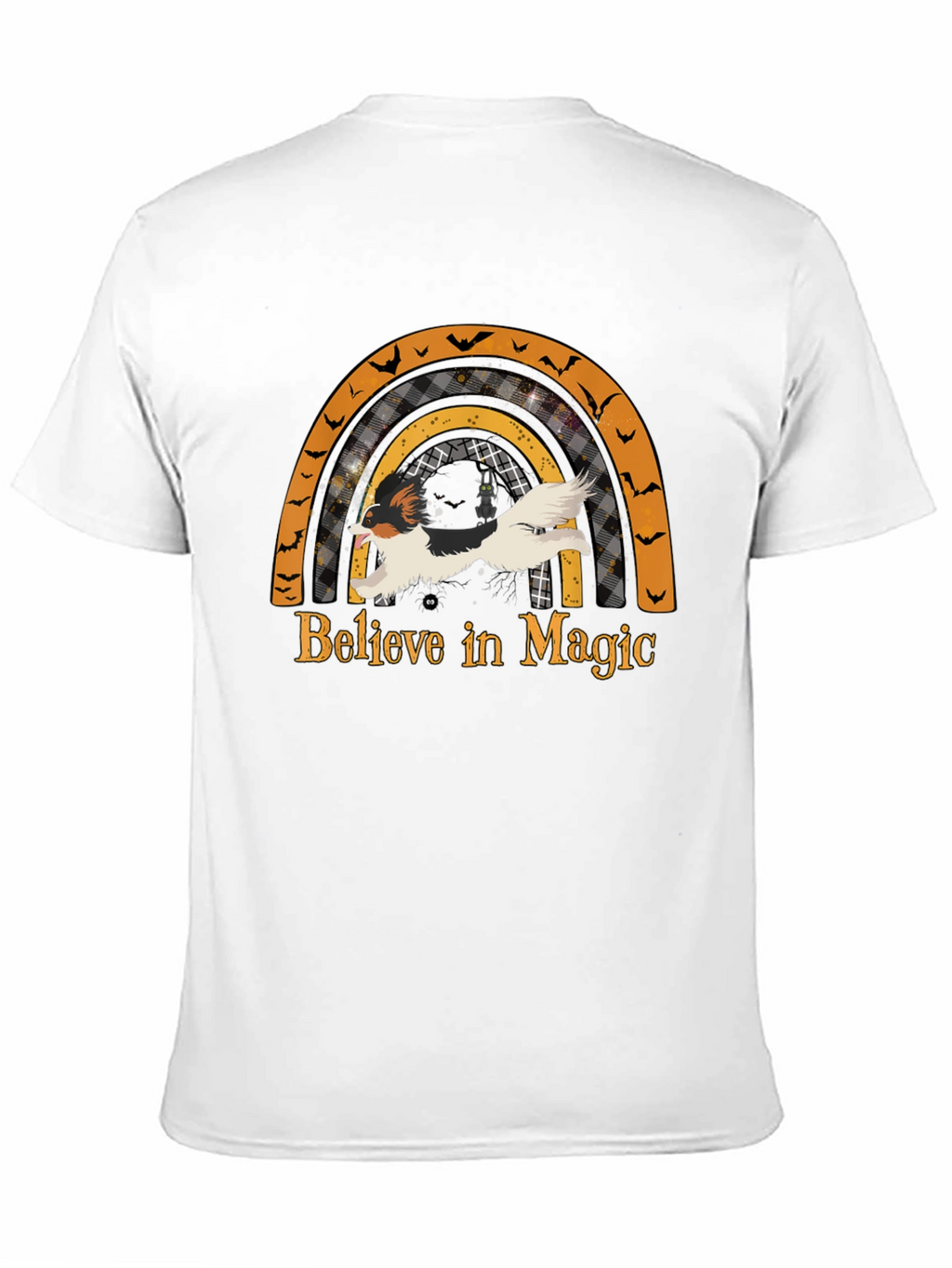 Halloween Dog Rainbow T-Shirt - Believe in Magic Tee