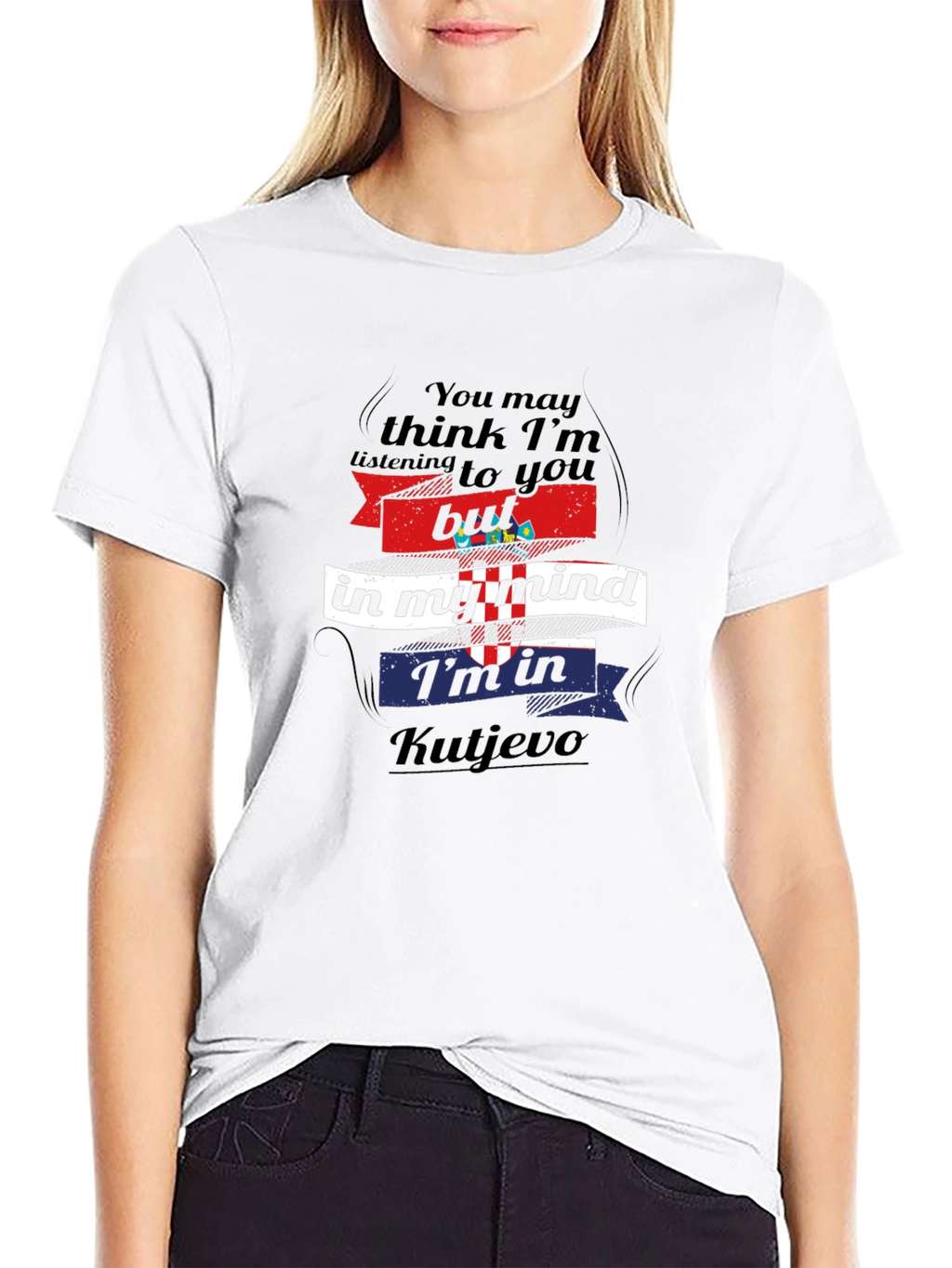 Kutjevo Mind T-Shirt - Croatia Flag Design