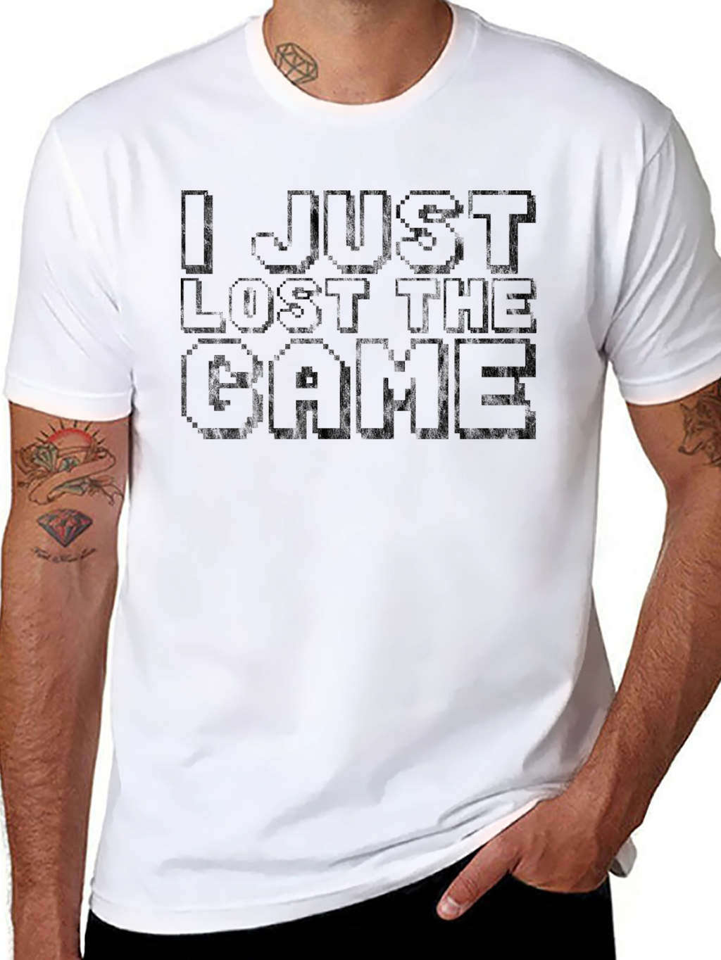 I Just Lost The Game Black T-Shirt