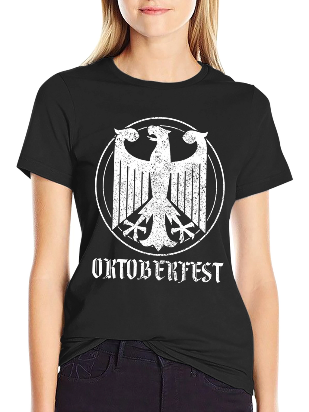 Oktoberfest Eagle T-Shirt - Black German Pride Tee
