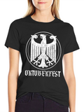 Oktoberfest Eagle T-Shirt - Black German Pride Tee