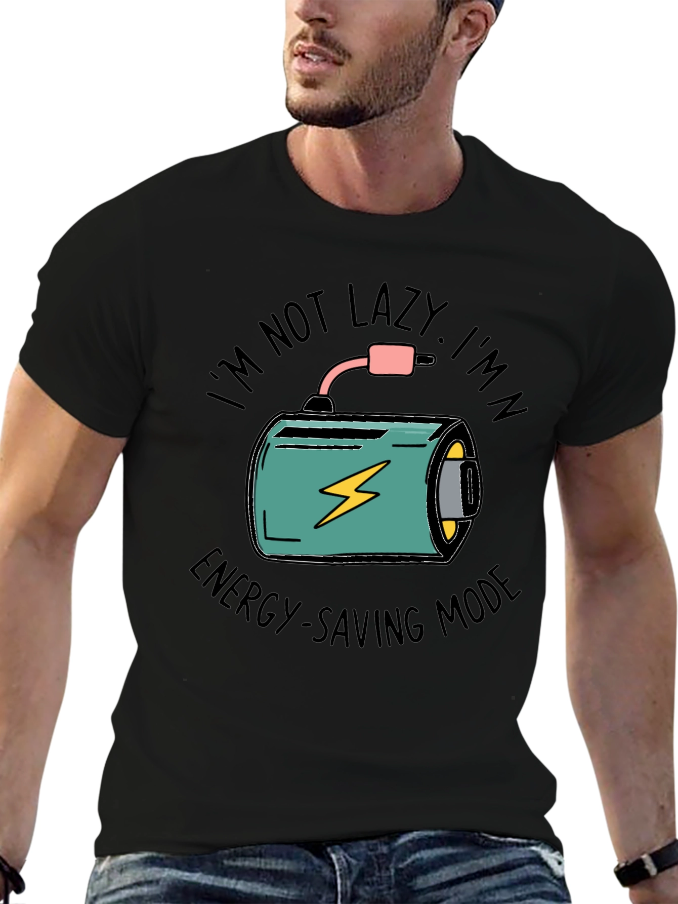 Funny Energy Saving Mode T-Shirt