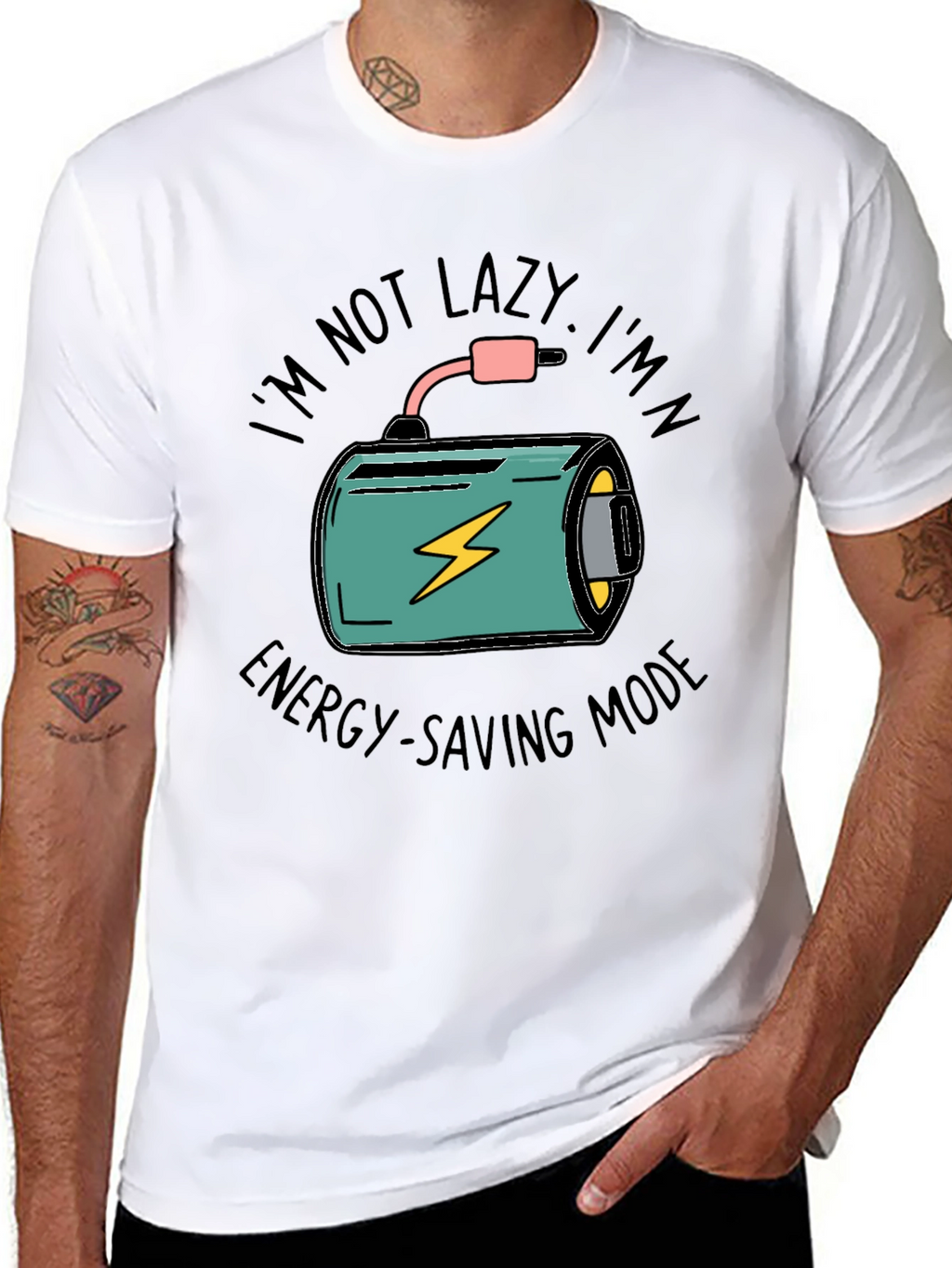Funny Energy Saving Mode T-Shirt