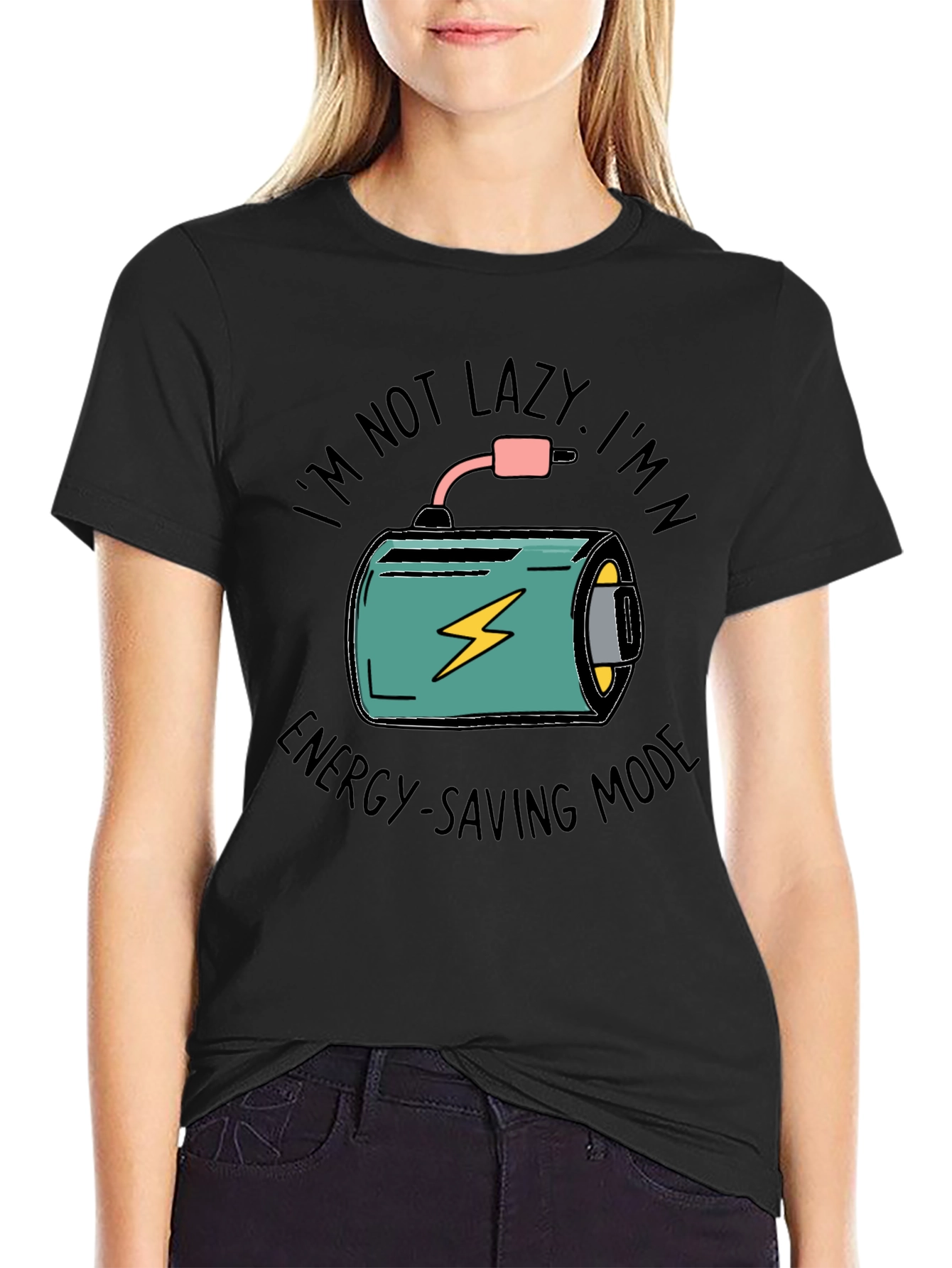 Funny Energy Saving Mode T-Shirt