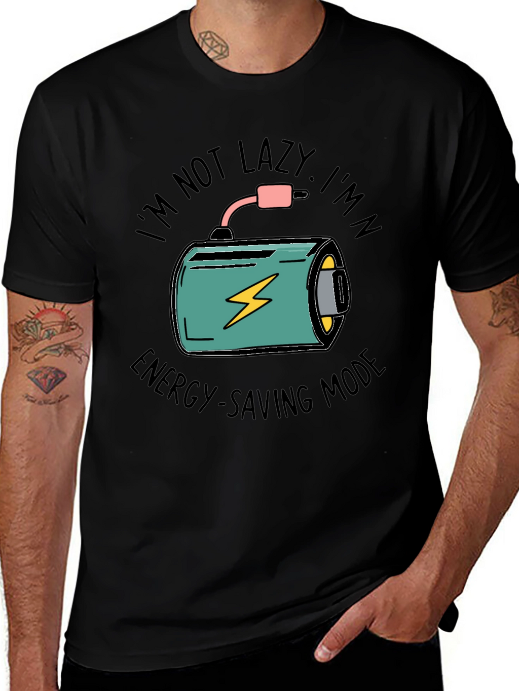 Funny Energy Saving Mode T-Shirt