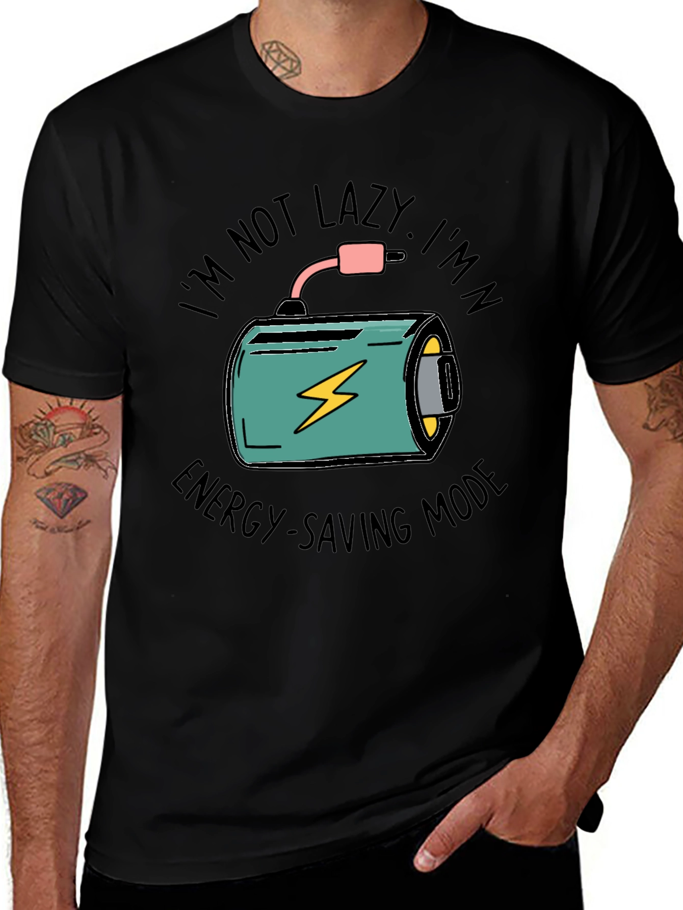 Funny Energy Saving Mode T-Shirt