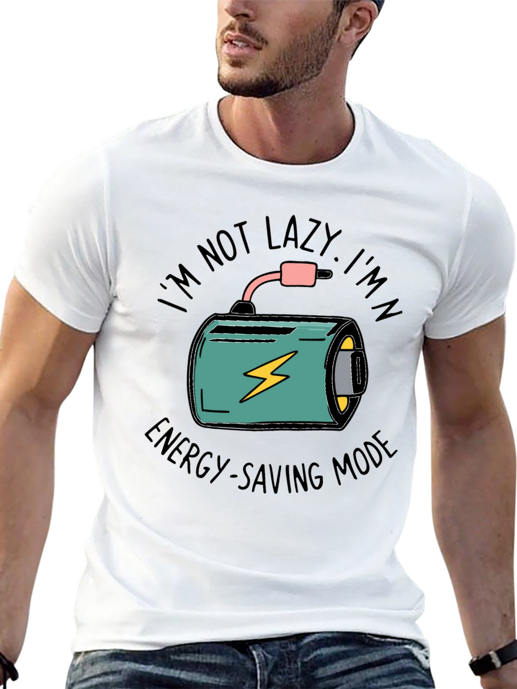 Funny Energy Saving Mode T-Shirt