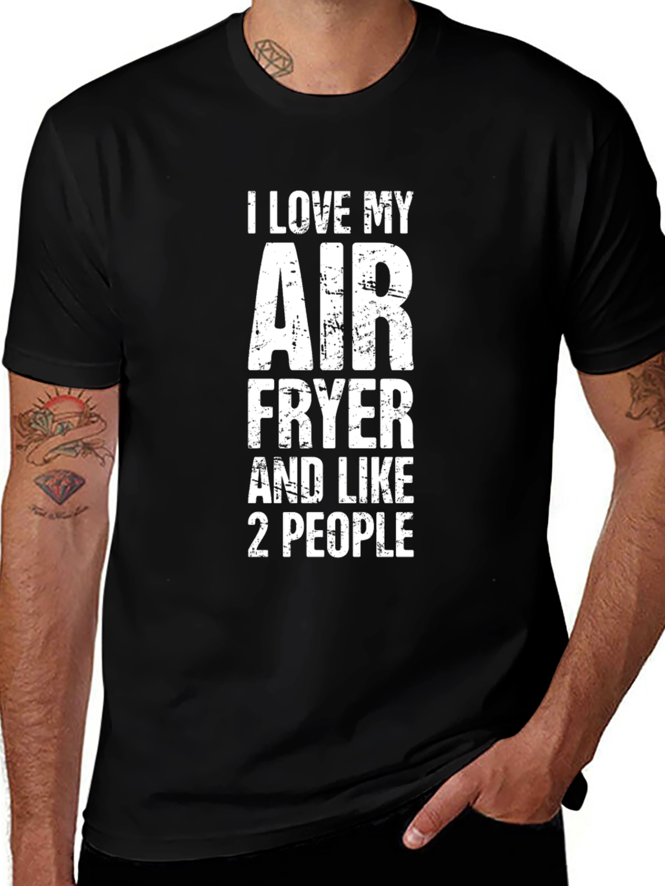 I Love My Air Fryer Funny Graphic T-Shirt