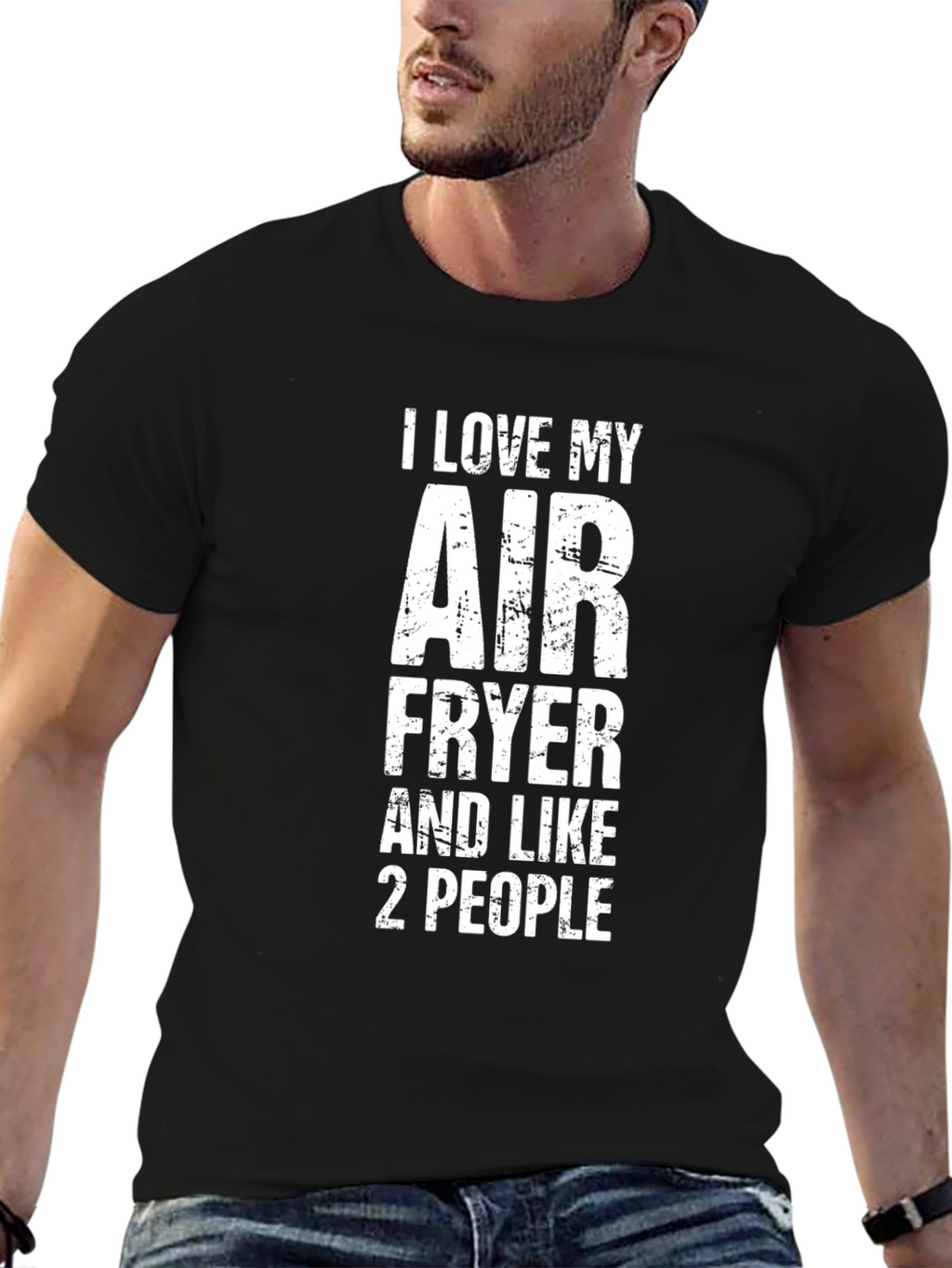 I Love My Air Fryer Funny Graphic T-Shirt