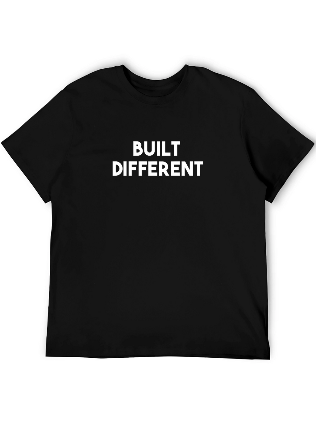 Built Different Black Graphic Tee
