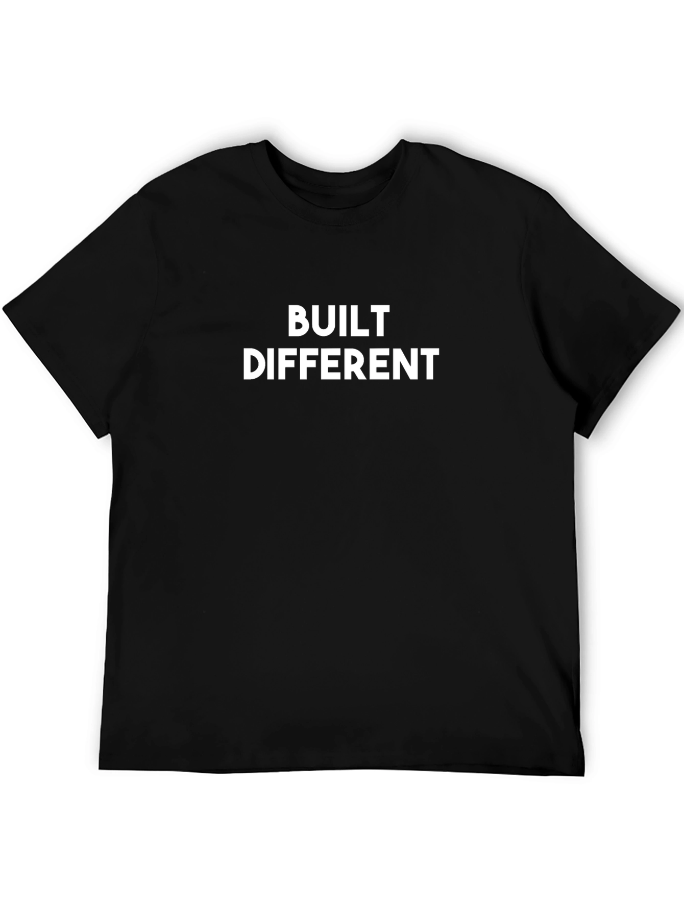 Built Different Black Graphic Tee