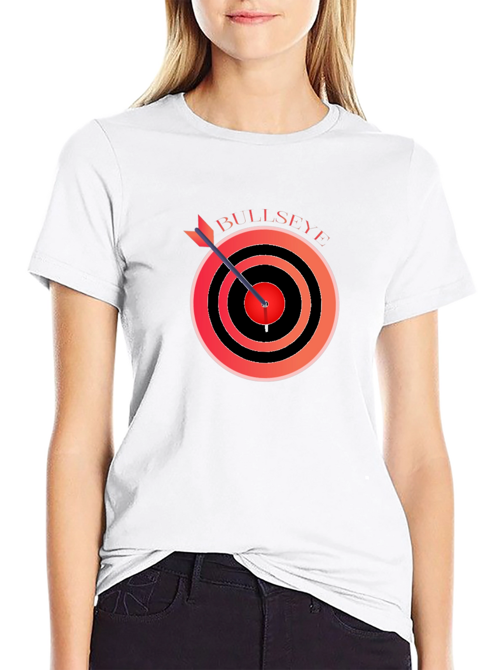 Bullseye Target T-Shirt - Arrow Hit the Mark