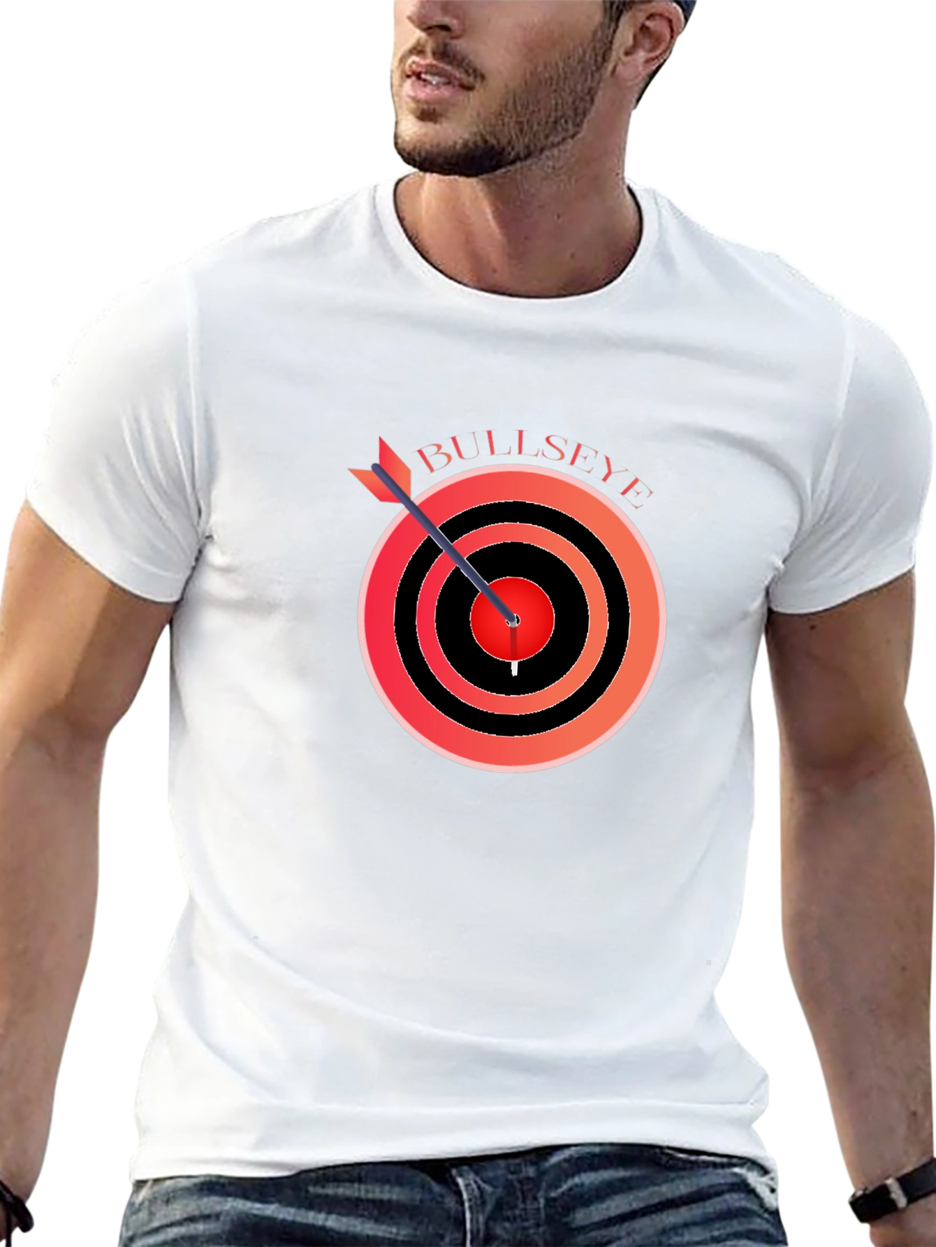 Bullseye Target T-Shirt - Arrow Hit the Mark