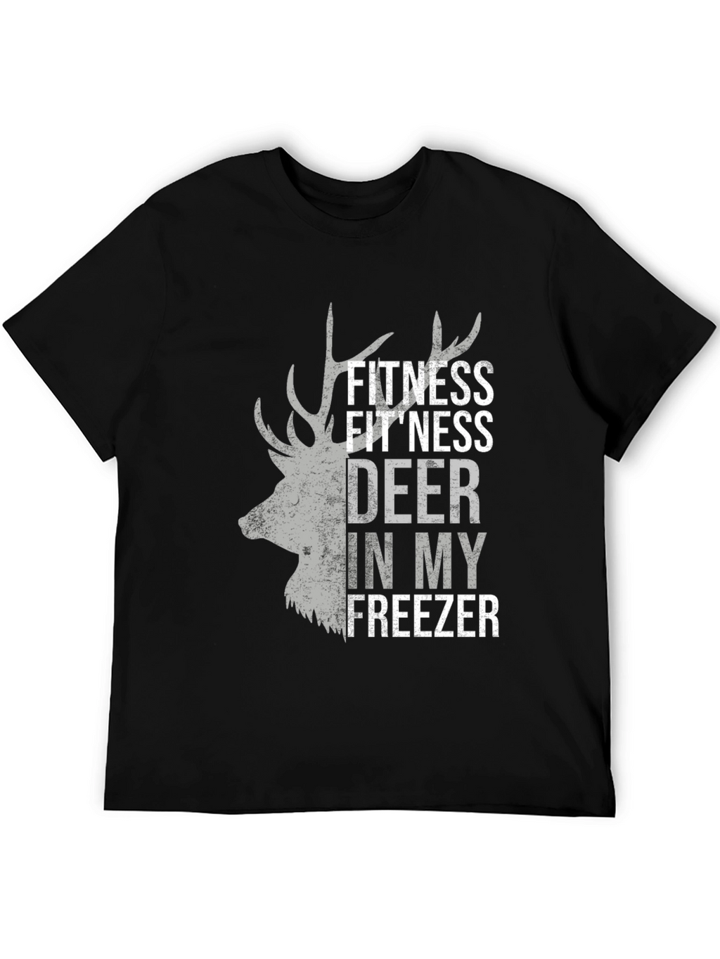 Fitness Deer Freezer T-Shirt - Funny Hunting Tee