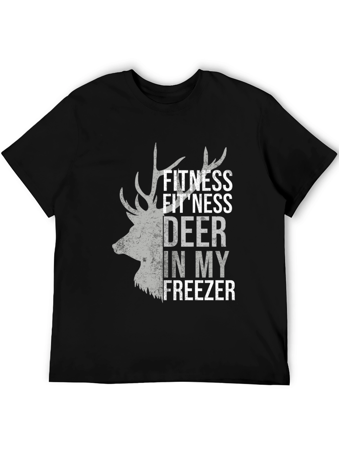 Fitness Deer Freezer T-Shirt - Funny Hunting Tee