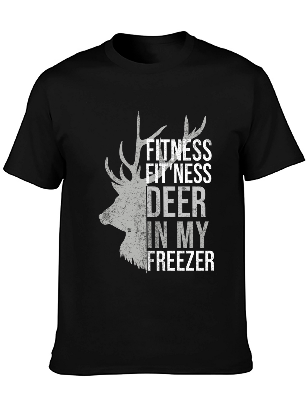 Fitness Deer Freezer T-Shirt - Funny Hunting Tee