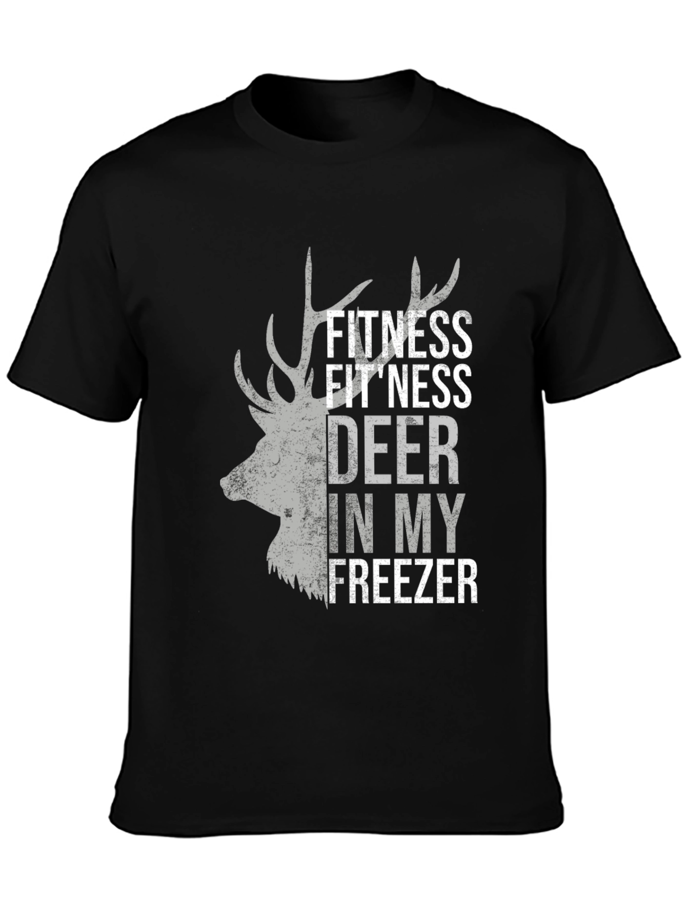 Fitness Deer Freezer T-Shirt - Funny Hunting Tee