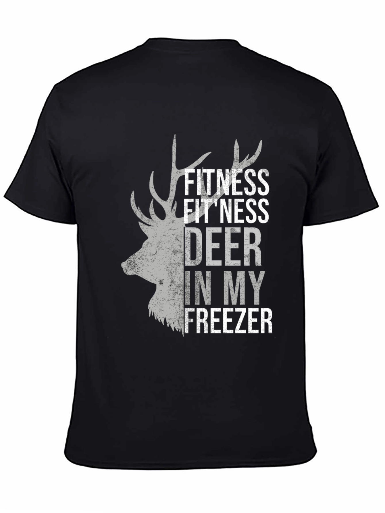 Fitness Deer Freezer T-Shirt - Funny Hunting Tee