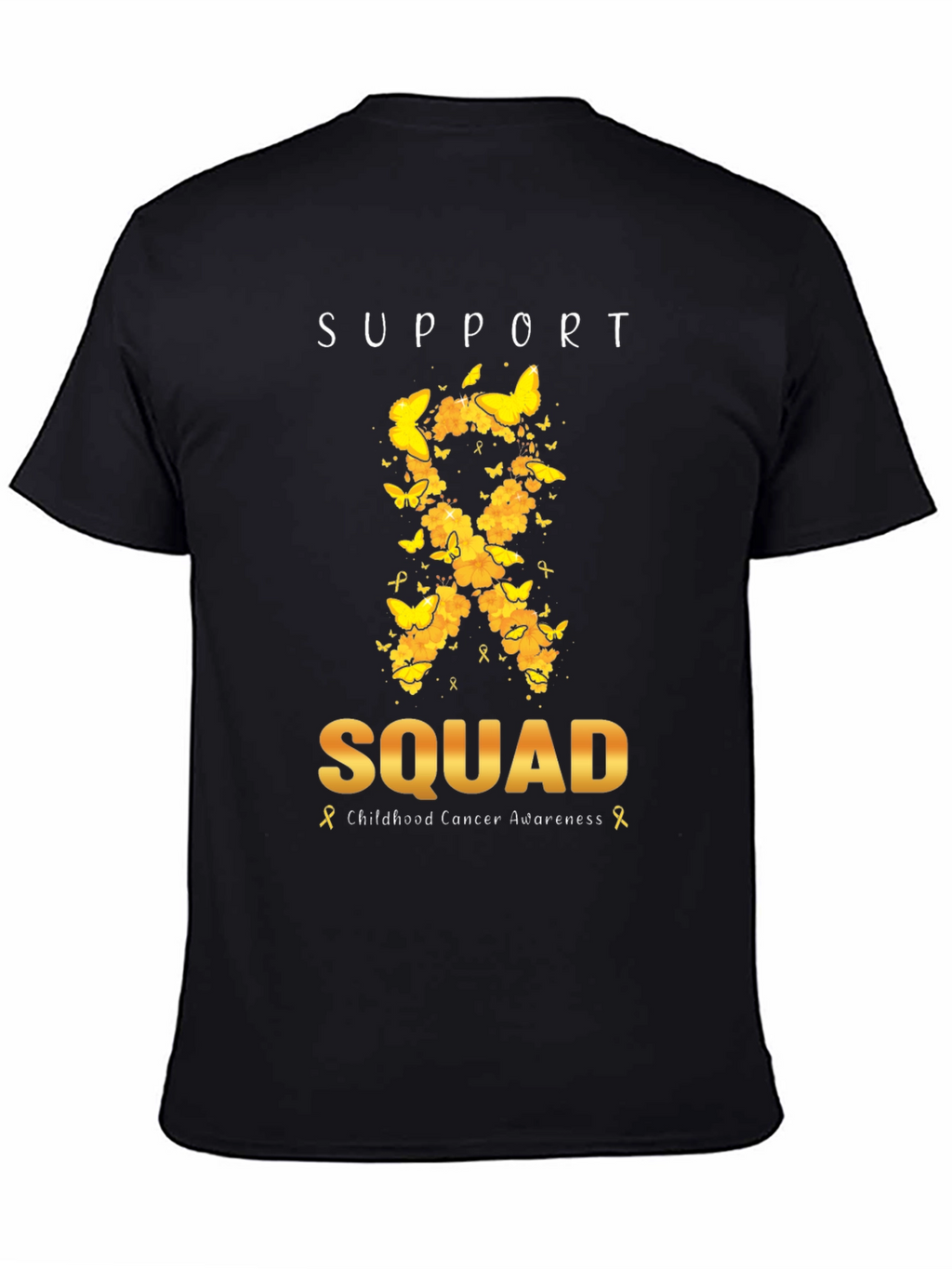 Childhood Cancer Awareness Support Squad T-Shirt