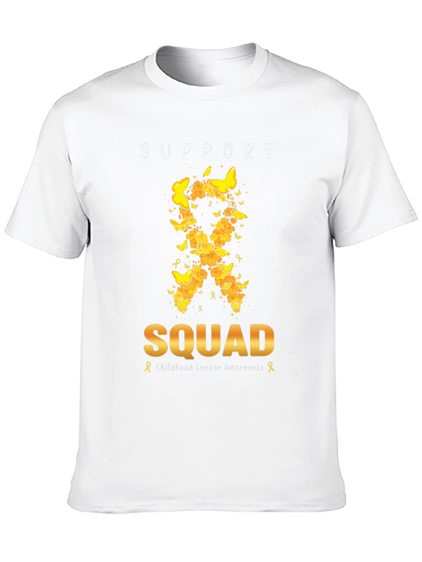 Childhood Cancer Awareness Support Squad T-Shirt