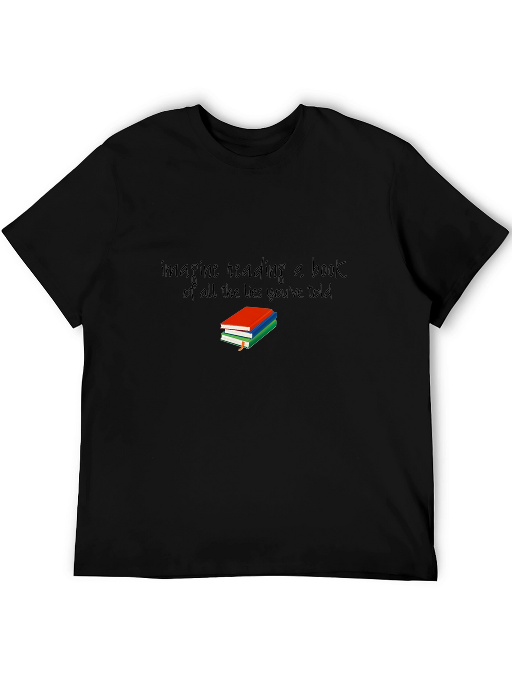 Imagine Reading Book of Lies Graphic T-Shirt