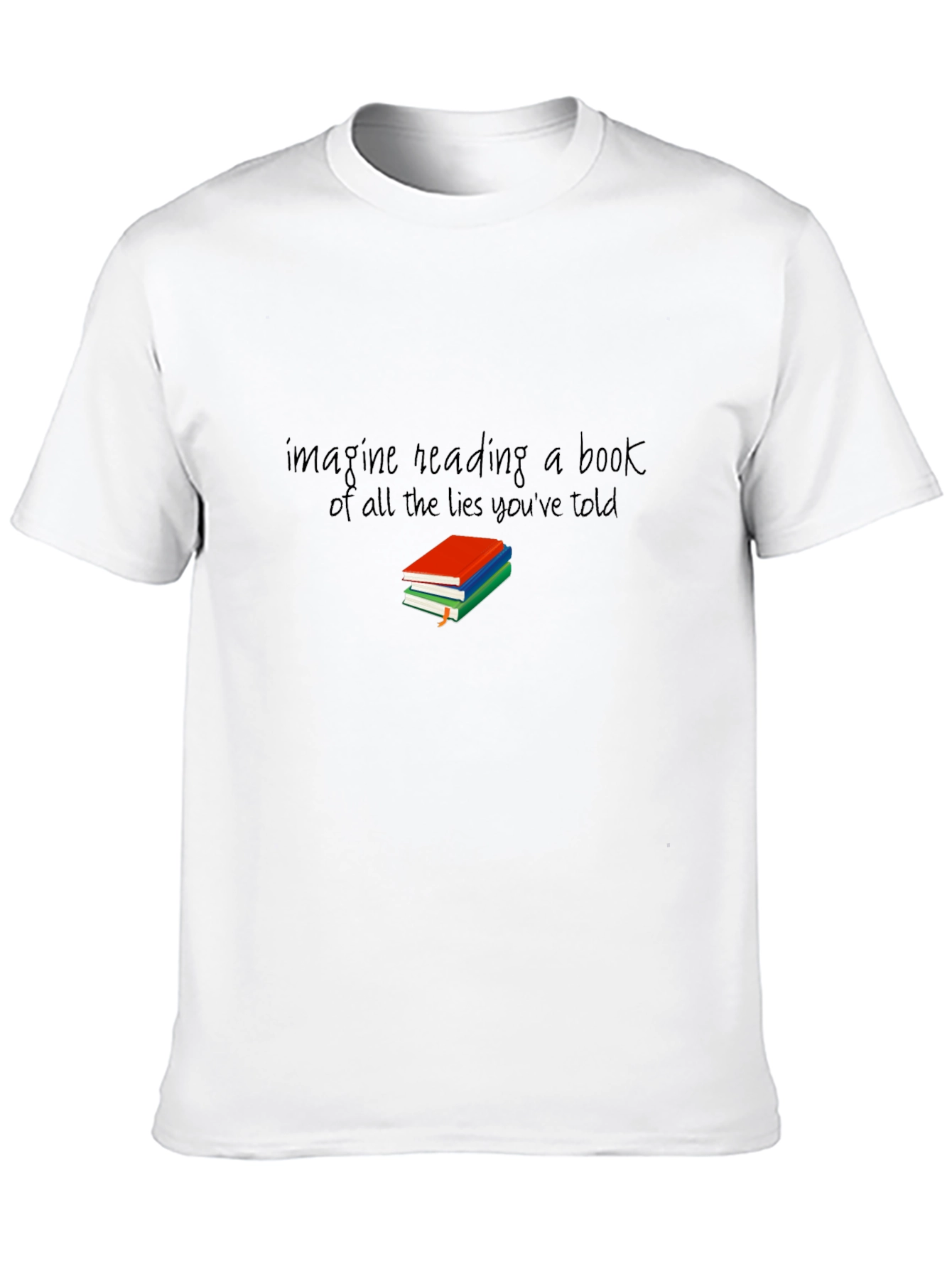 Imagine Reading Book of Lies Graphic T-Shirt