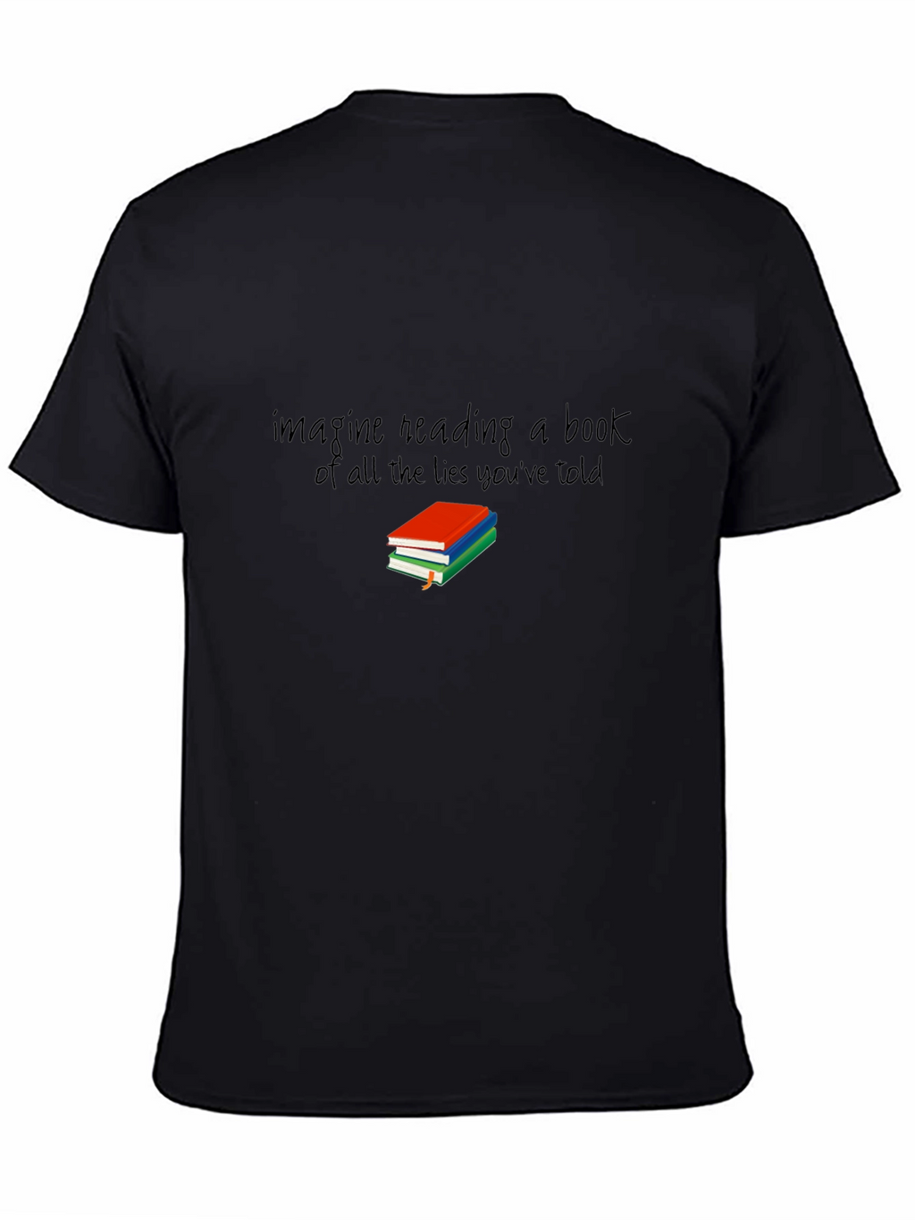 Imagine Reading Book of Lies Graphic T-Shirt