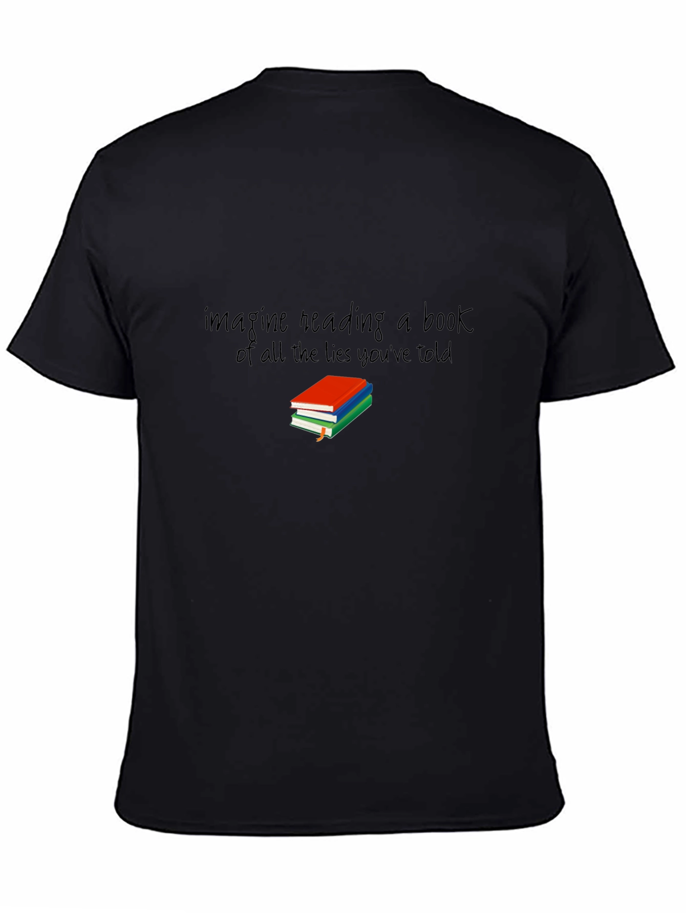 Imagine Reading Book of Lies Graphic T-Shirt