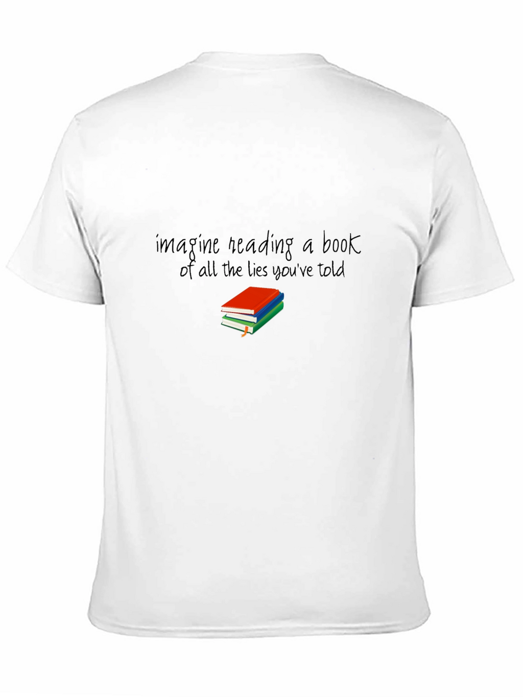 Imagine Reading Book of Lies Graphic T-Shirt