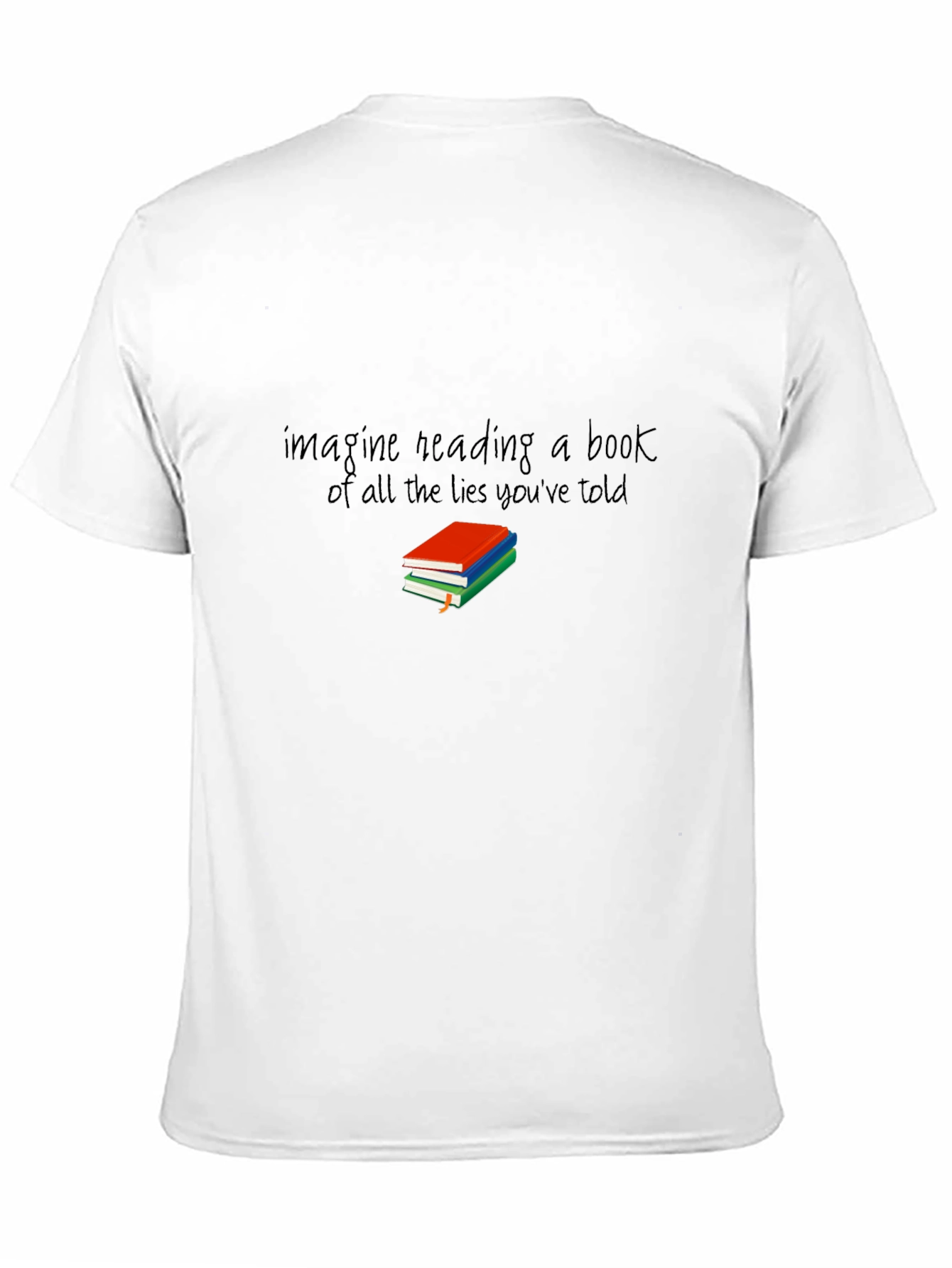 Imagine Reading Book of Lies Graphic T-Shirt