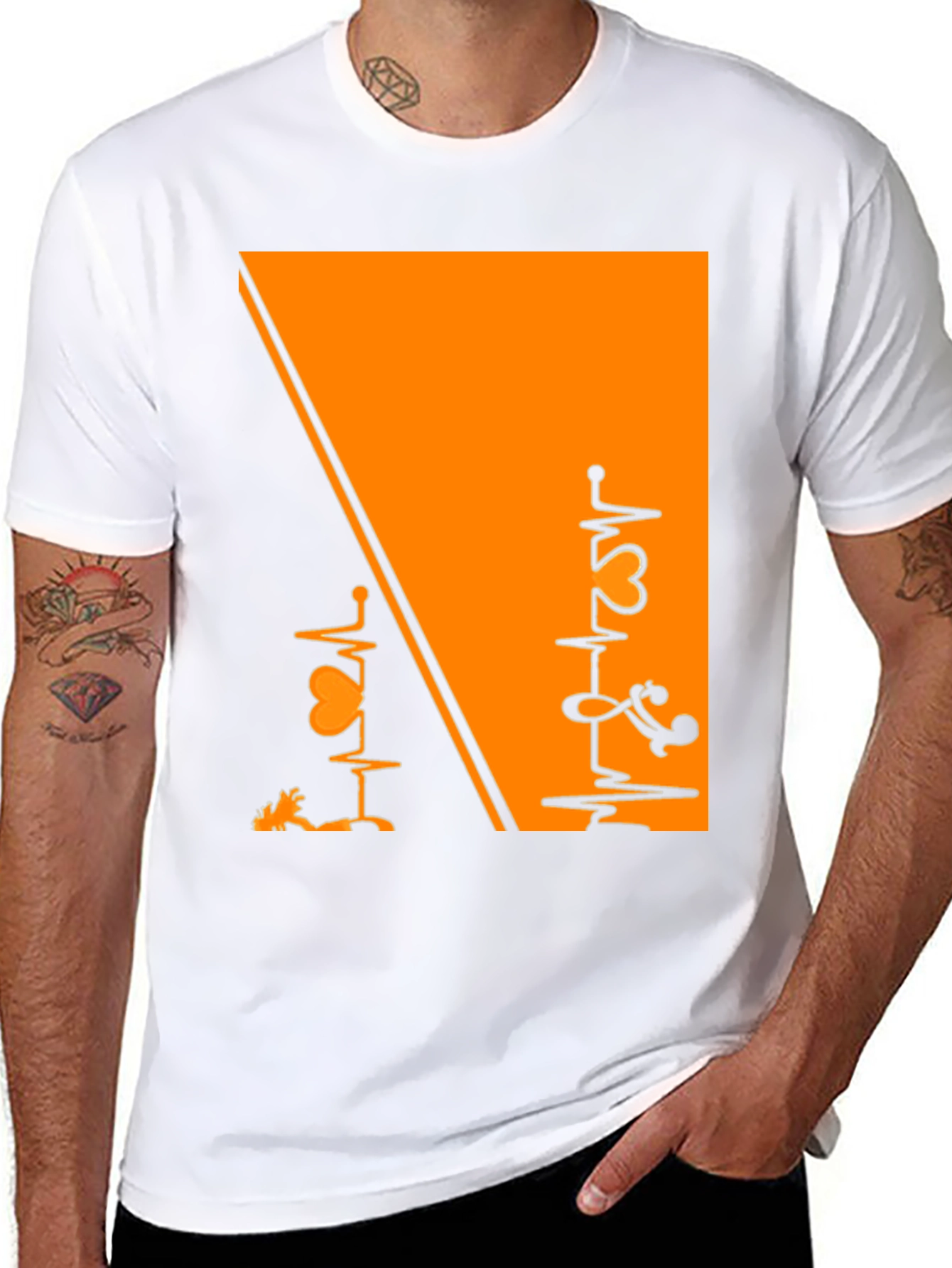 Heartbeat Music & Love Graphic Tee